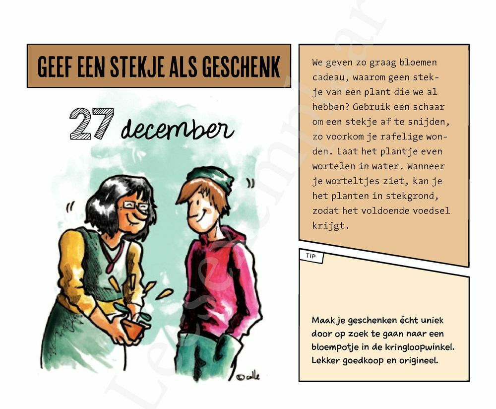 Preview: Zero waste kalender