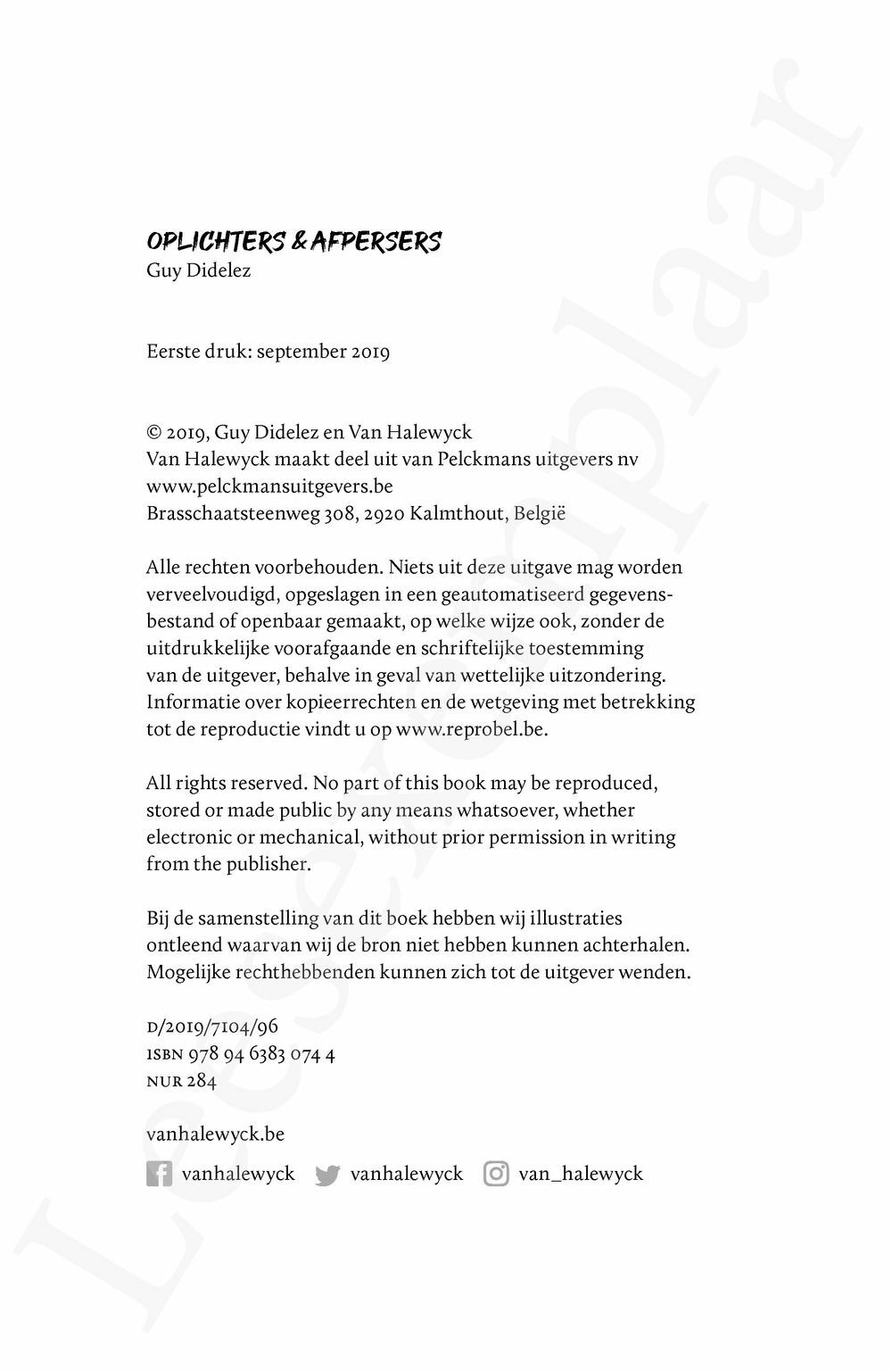 Preview: Oplichters & afpersers