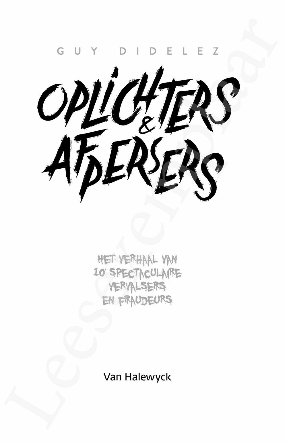 Preview: Oplichters & afpersers