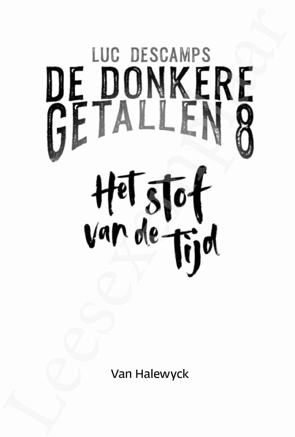 Preview: De donkere getallen 8: Het stof van de tijd