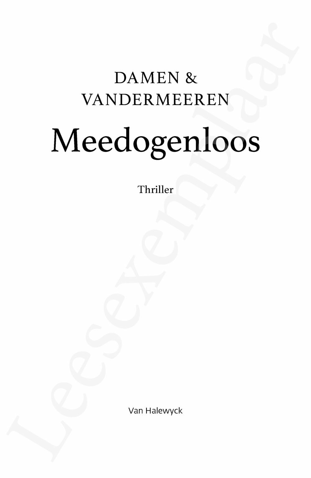 Preview: Meedogenloos