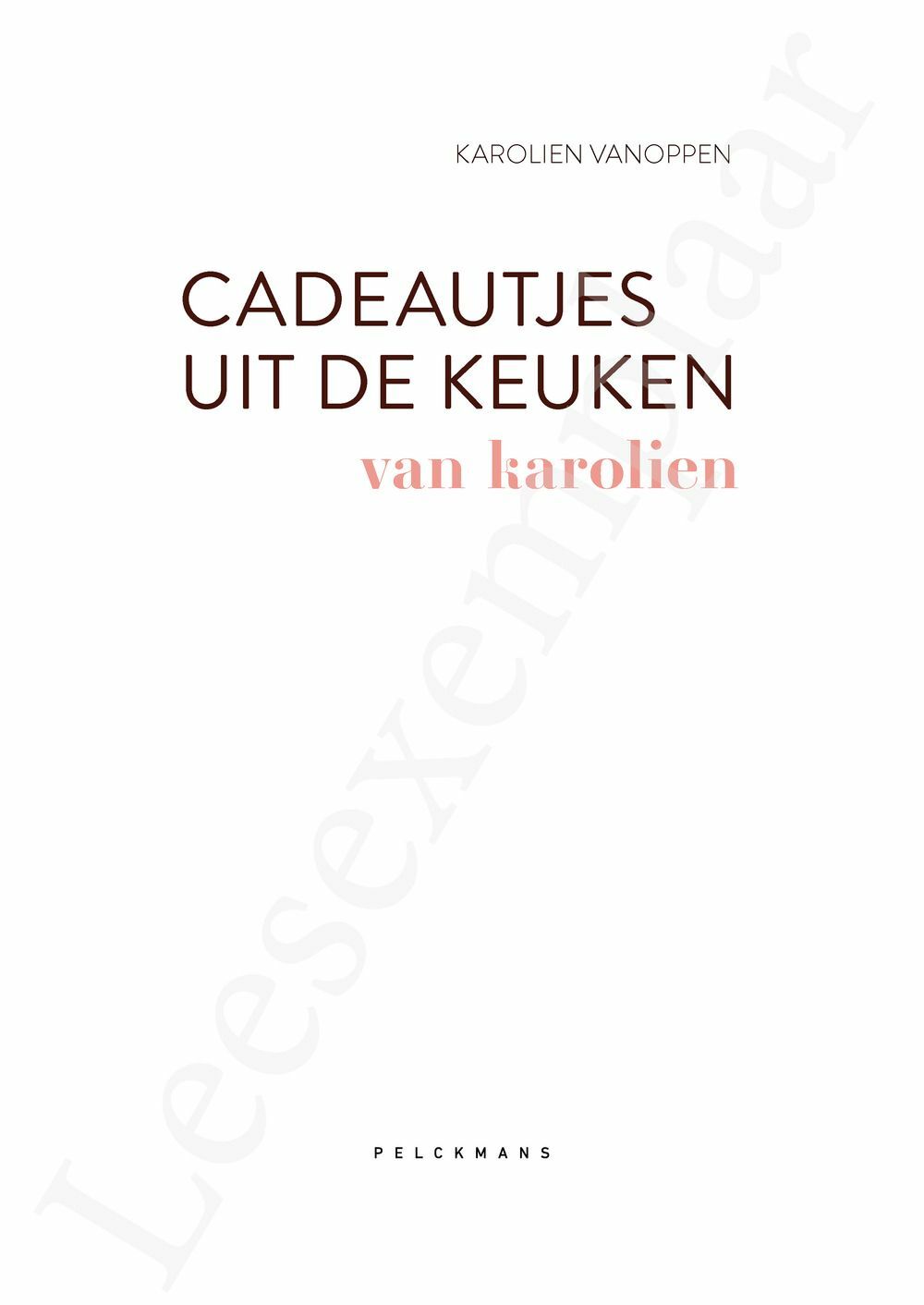 Preview: Cadeautjes uit de keuken van Karolien