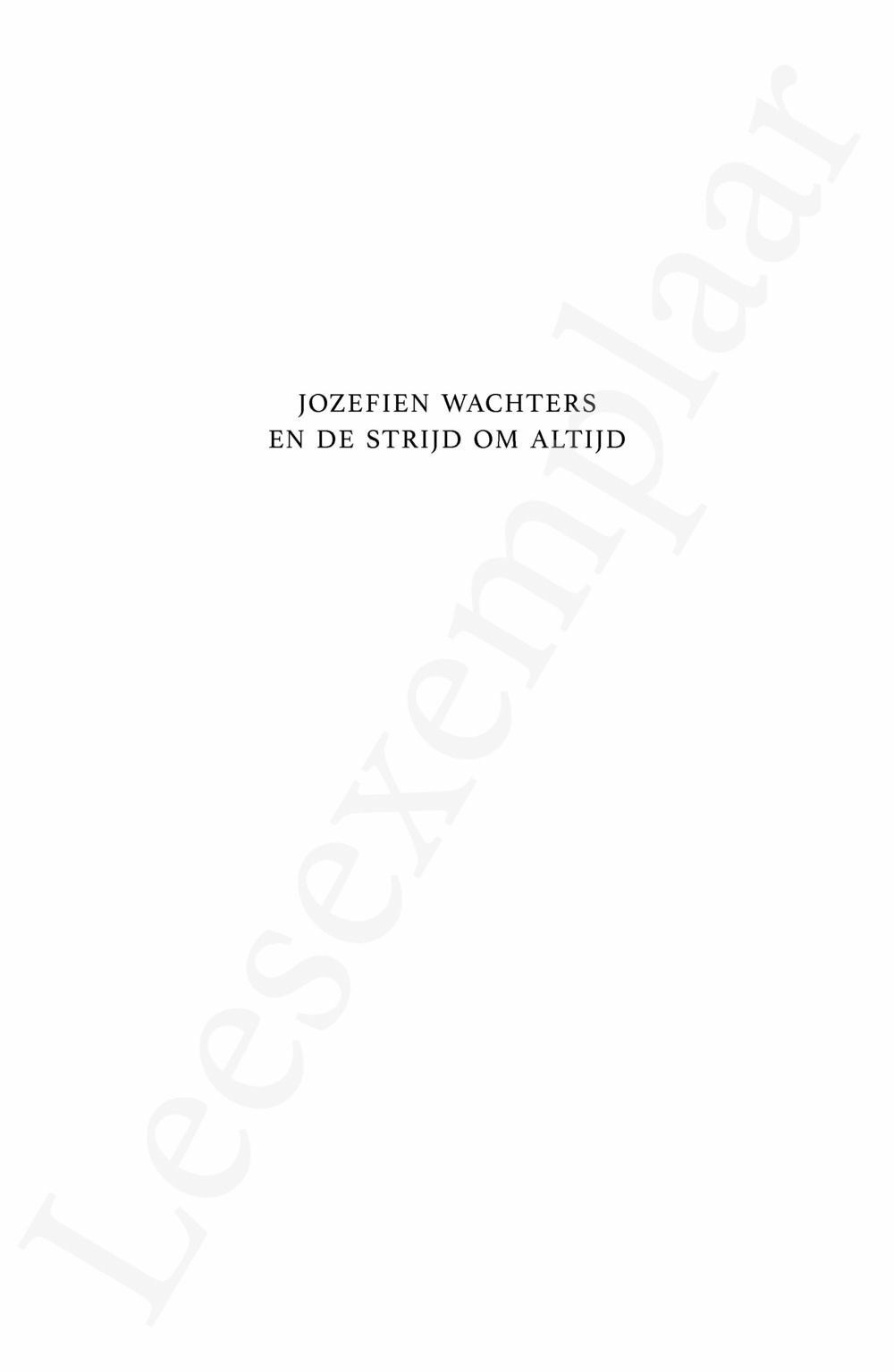 Preview: Jozefien Wachters en de strijd om altijd
