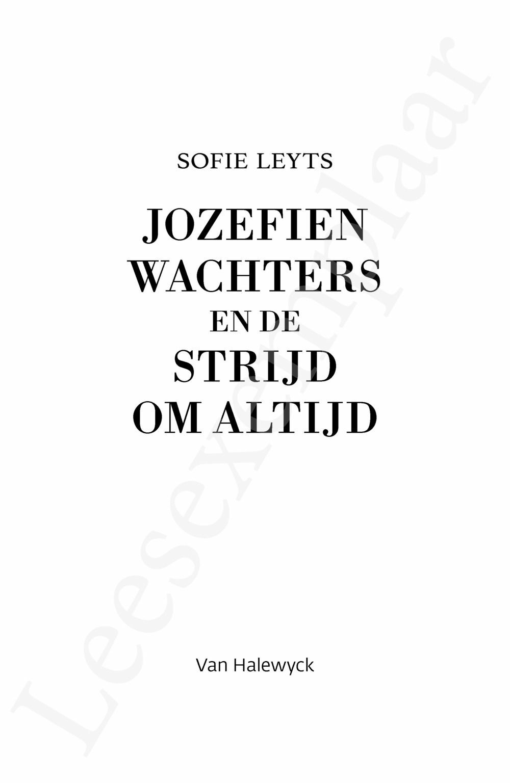 Preview: Jozefien Wachters en de strijd om altijd