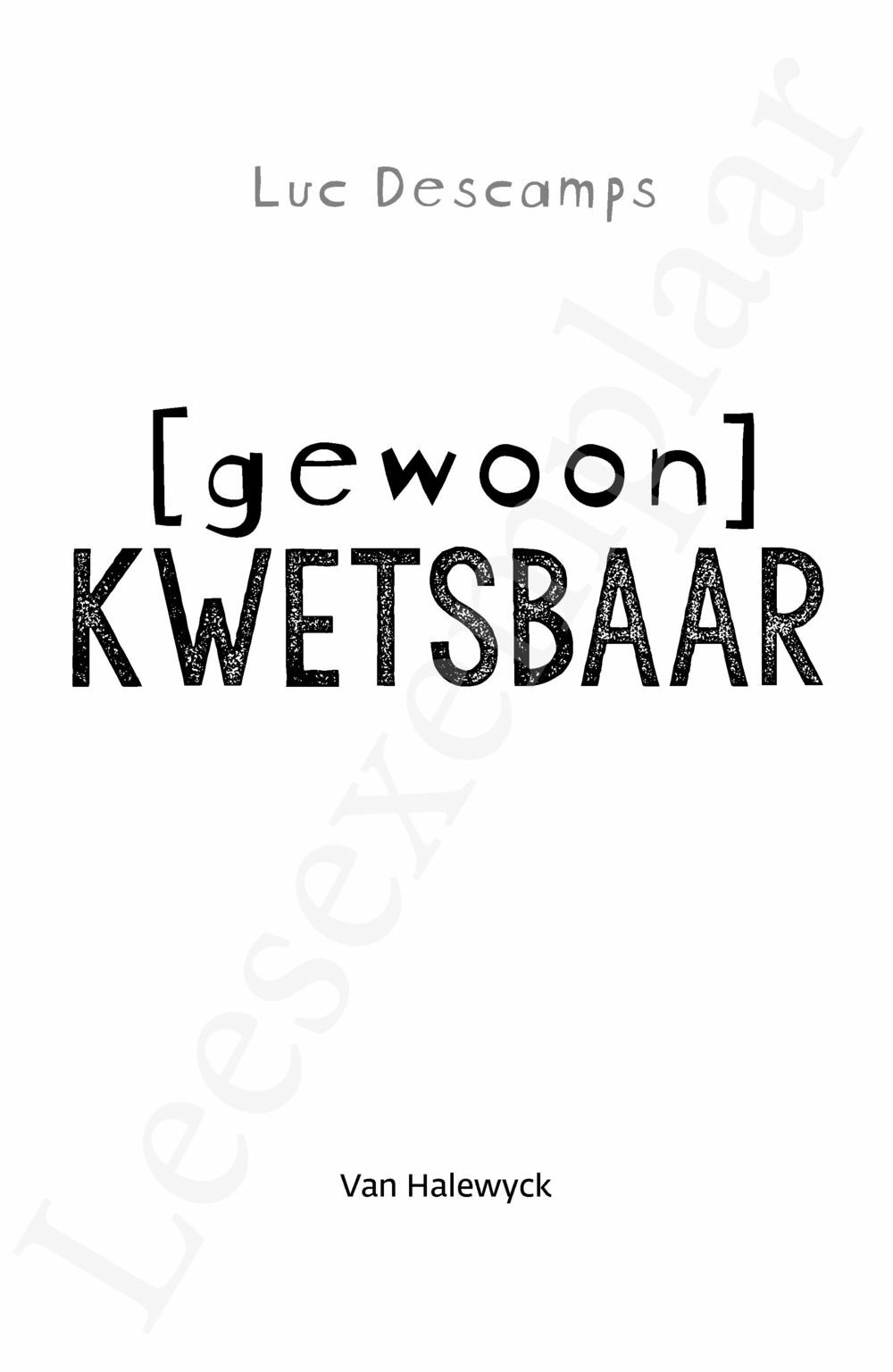 Preview: Gewoon kwetsbaar