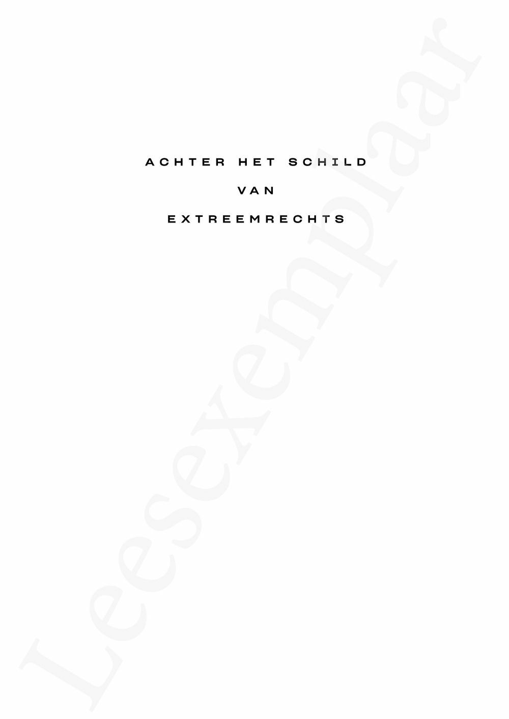 Preview: Achter het schild van extreemrechts