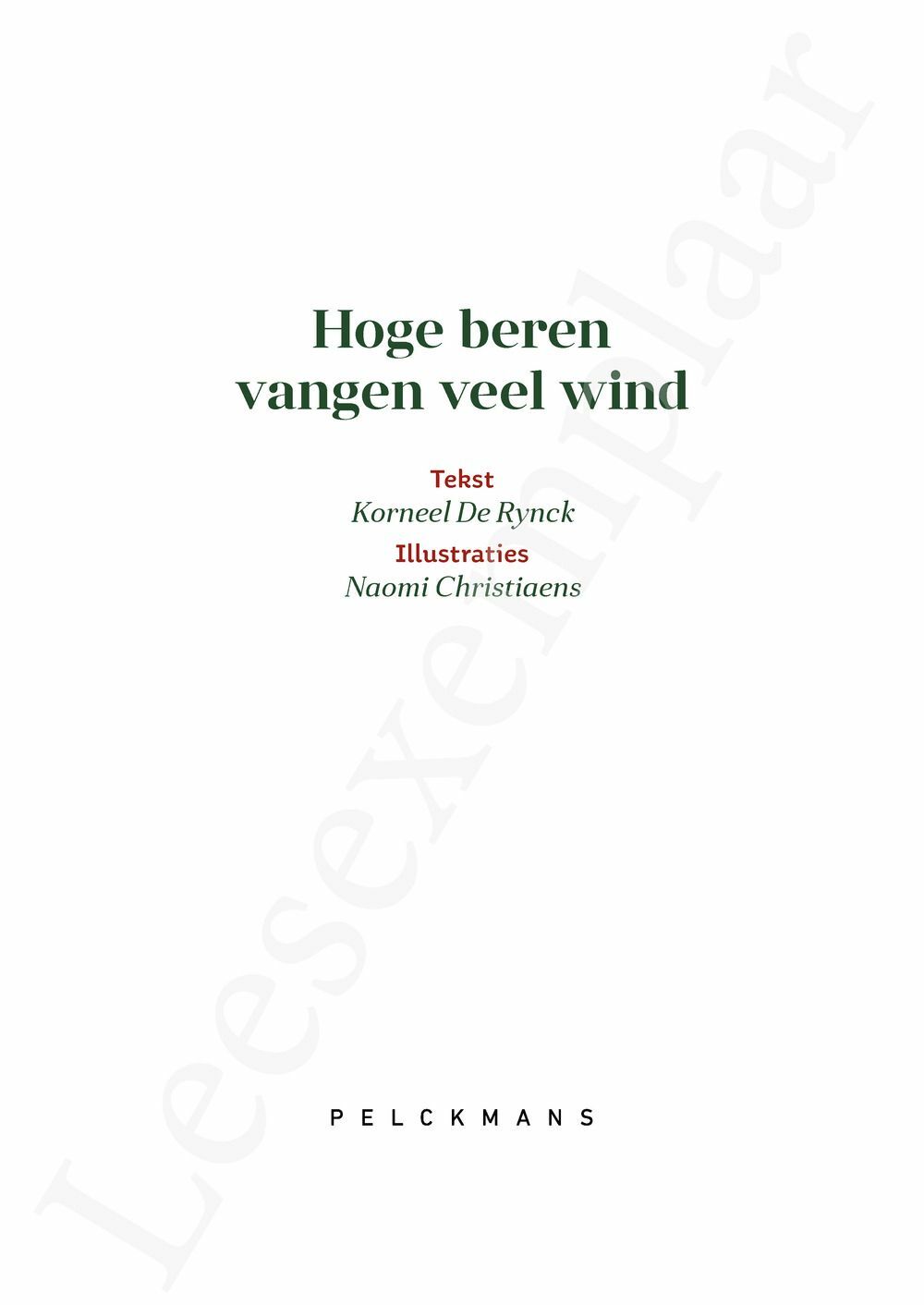 Preview: Hoge beren vangen veel wind