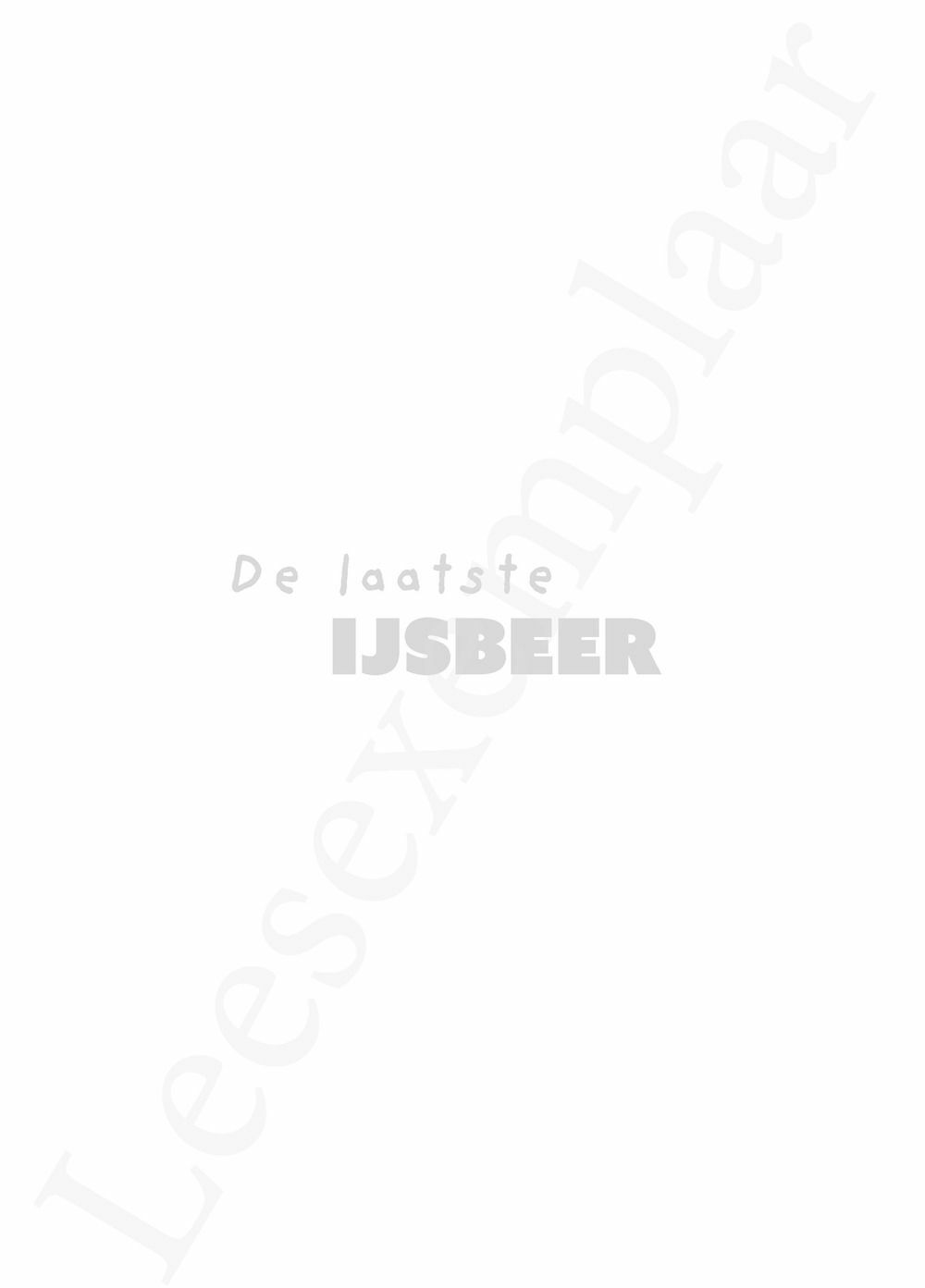 Preview: De laatste ijsbeer