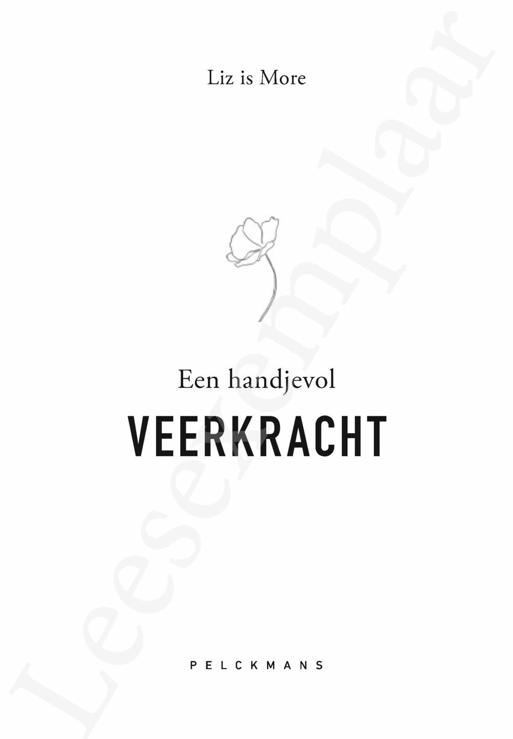 Preview: Een handjevol VEERKRACHT