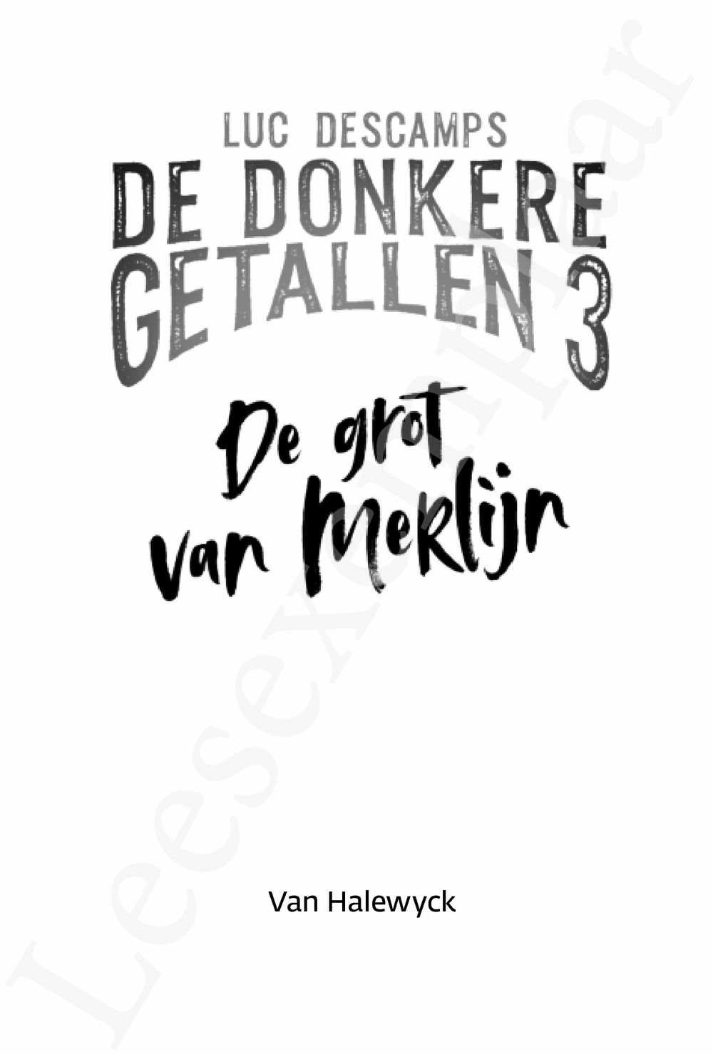 Preview: De donkere getallen 3: De grot van Merlijn