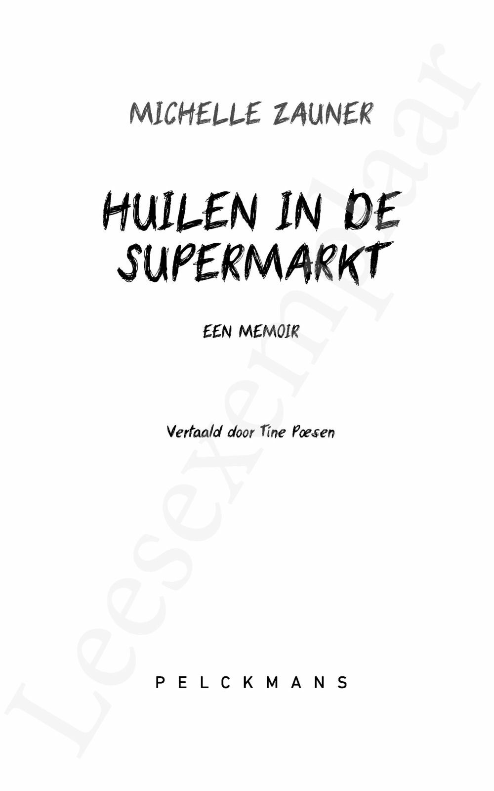 Preview: Huilen in de supermarkt