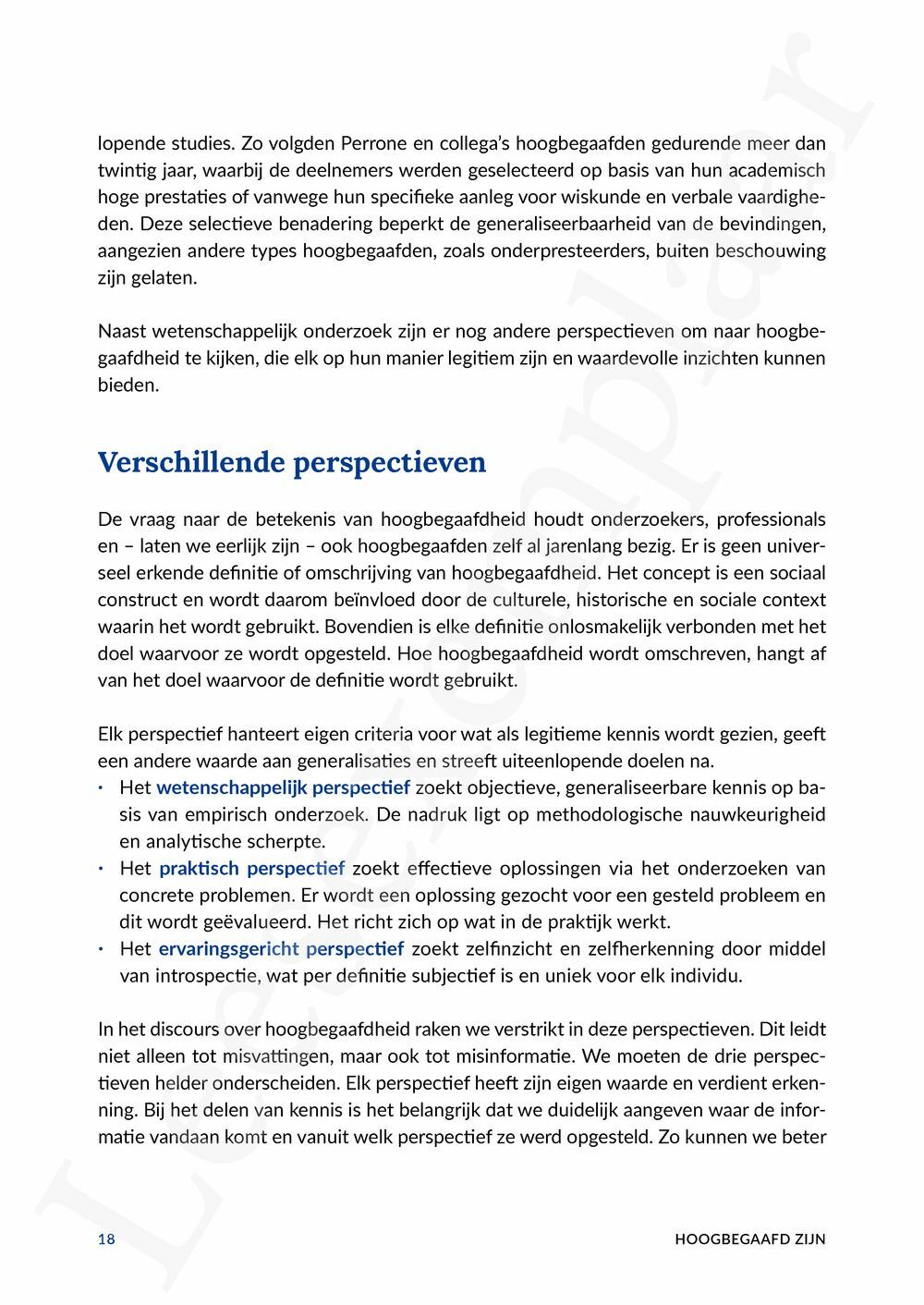 Preview: Hoogbegaafd zijn