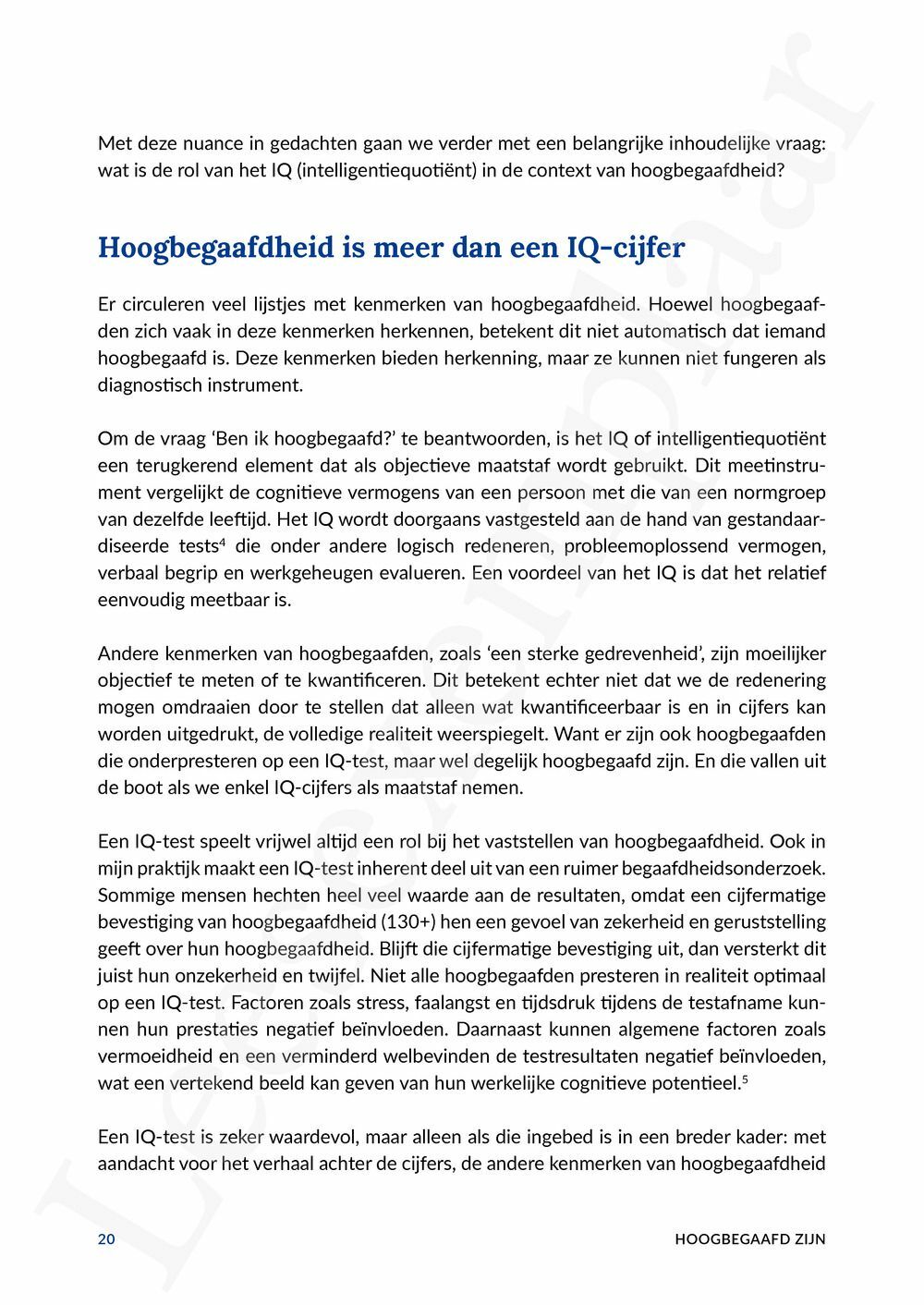 Preview: Hoogbegaafd zijn