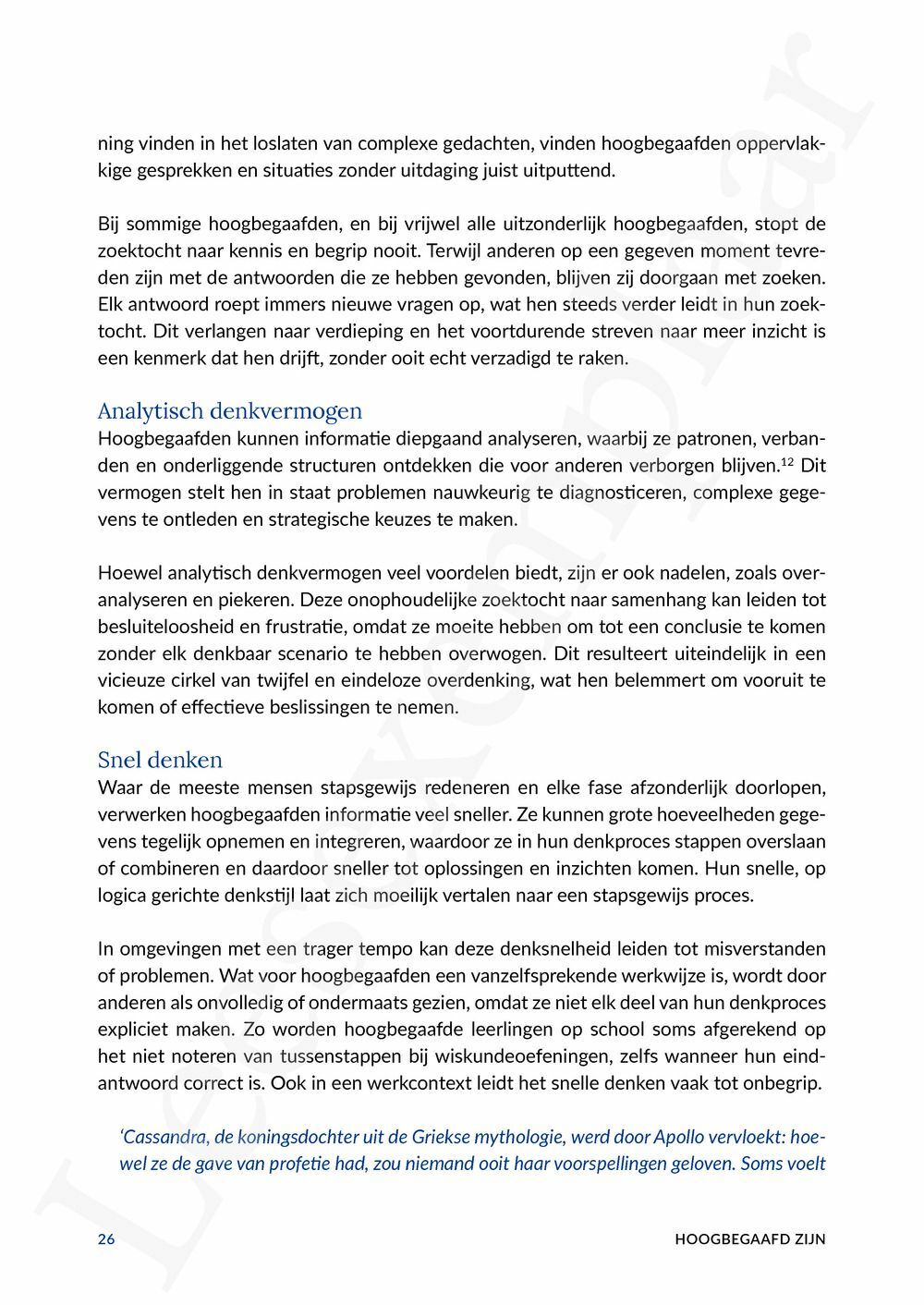 Preview: Hoogbegaafd zijn