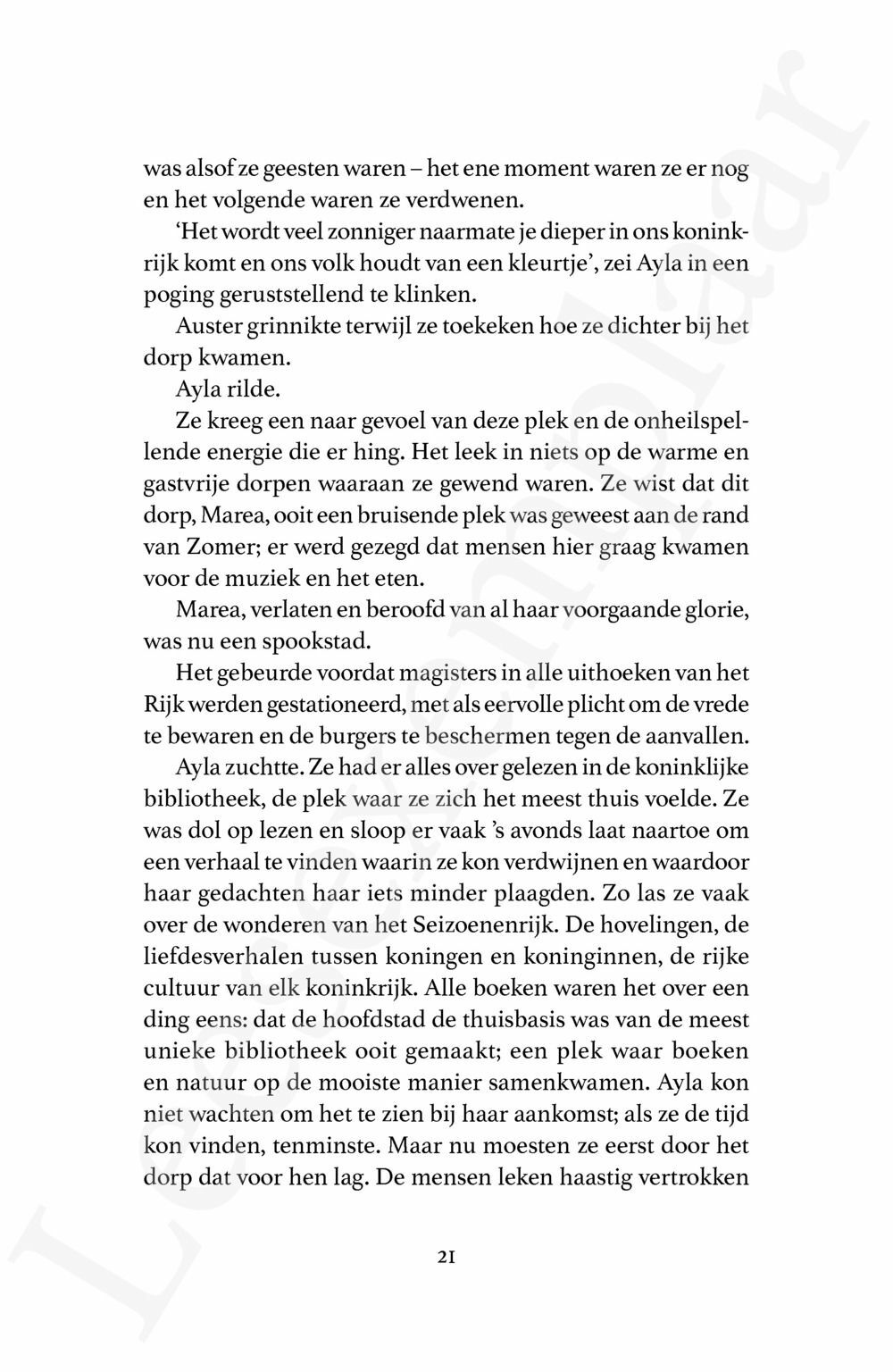 Preview: De Seizoensproeven