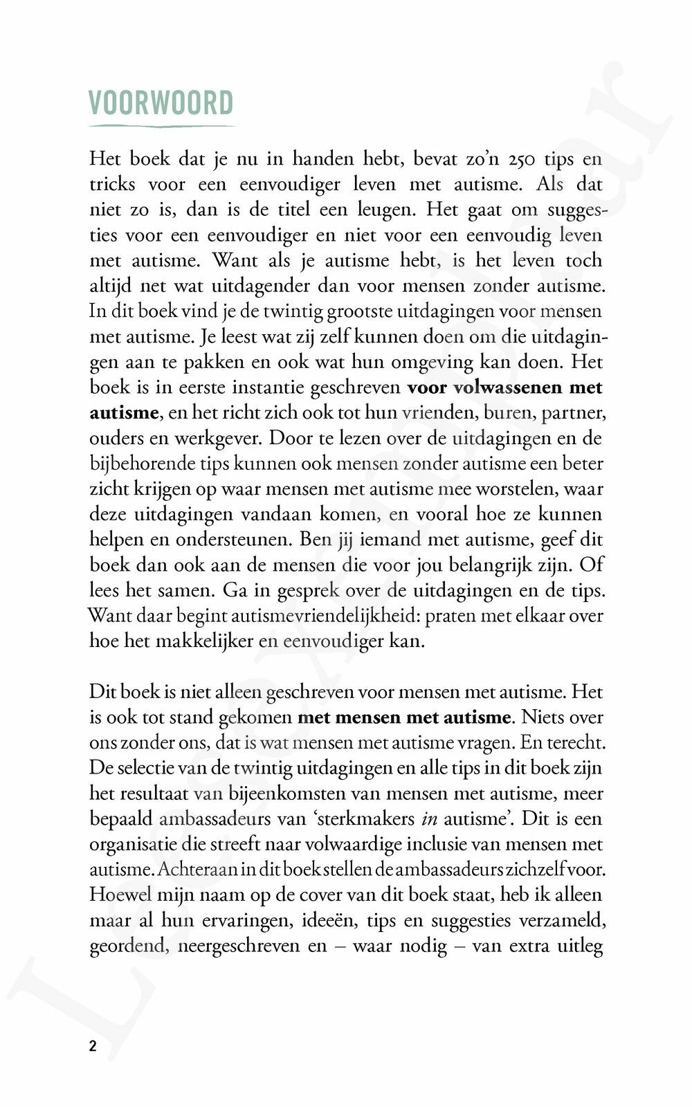 Preview: 100+ Lifehacks voor een eenvoudiger leven met autisme