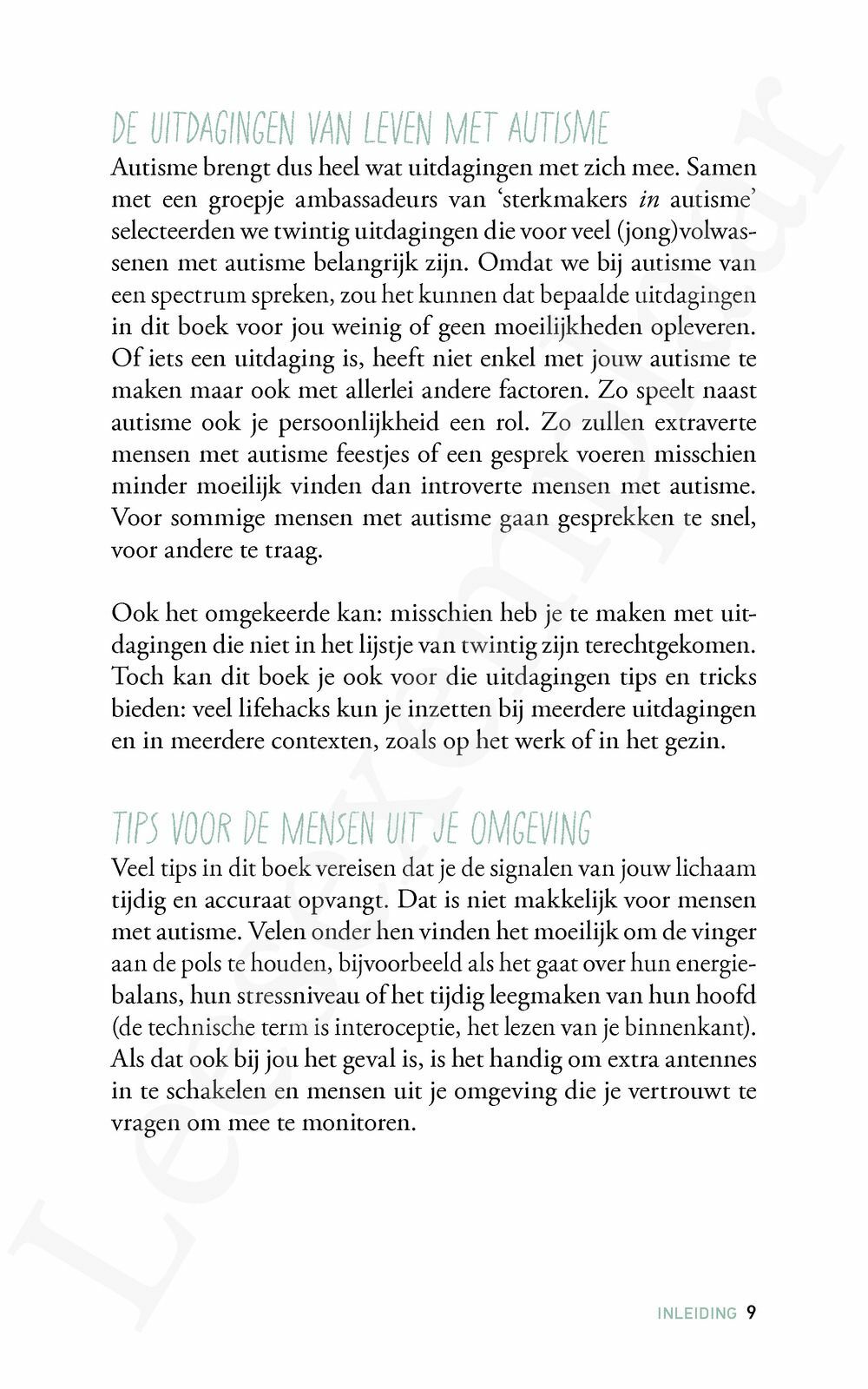 Preview: 100+ Lifehacks voor een eenvoudiger leven met autisme