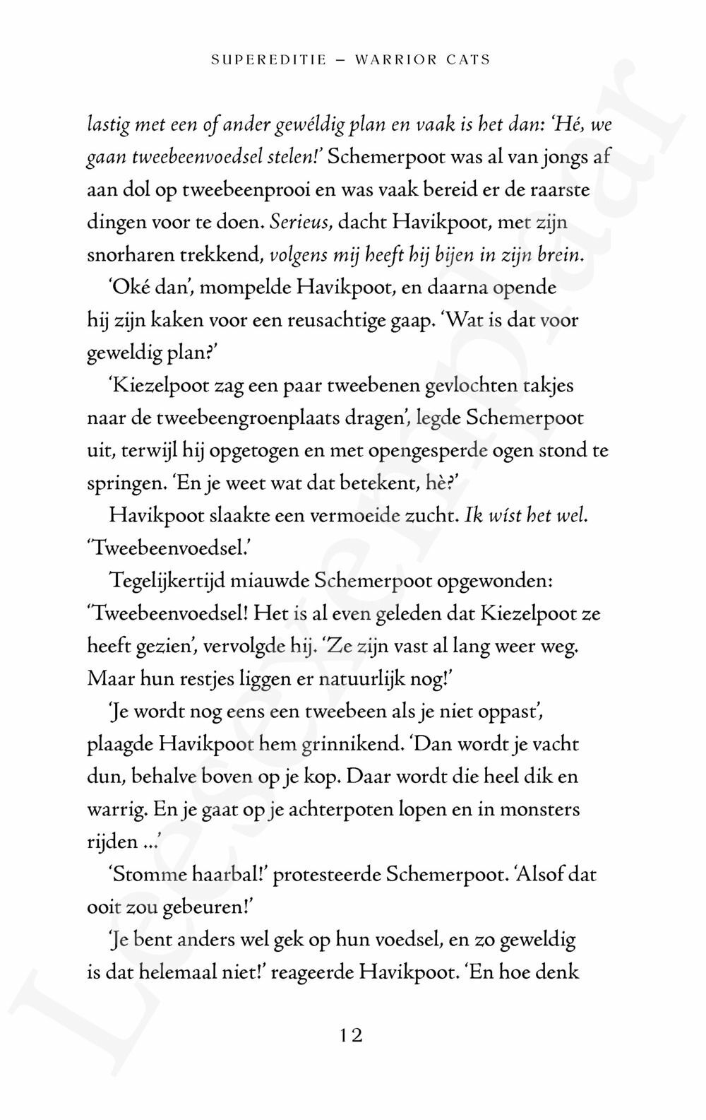 Preview: Warrior Cats - Supereditie: Havikvleugels reis