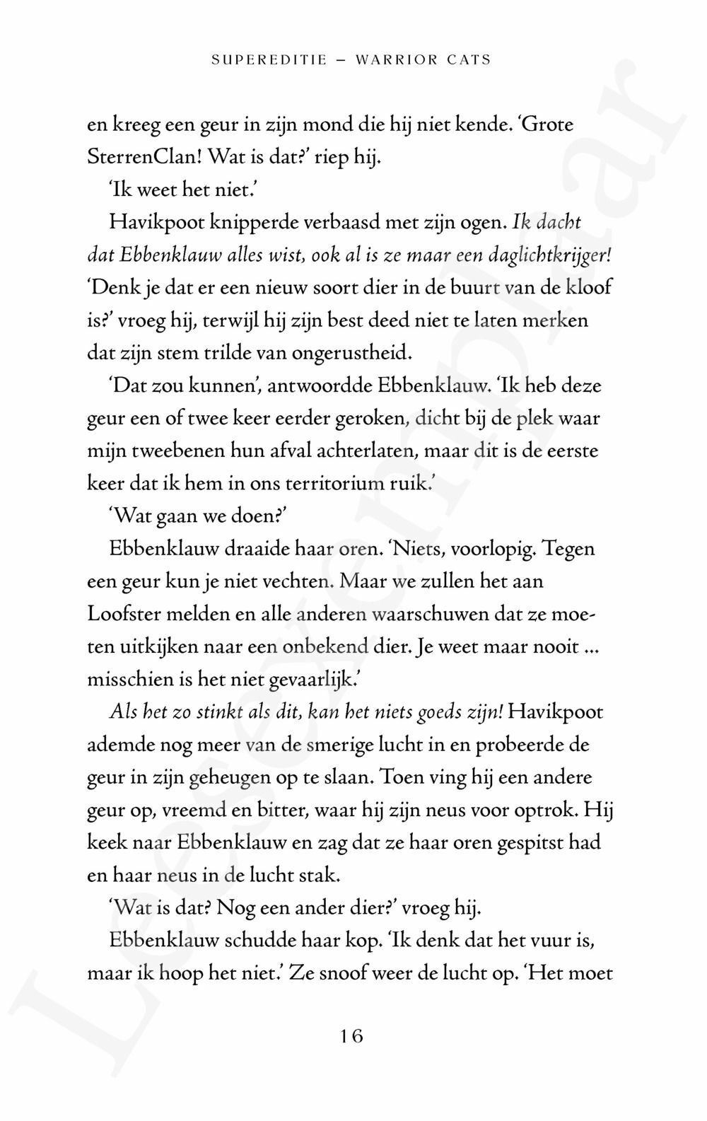Preview: Warrior Cats - Supereditie: Havikvleugels reis