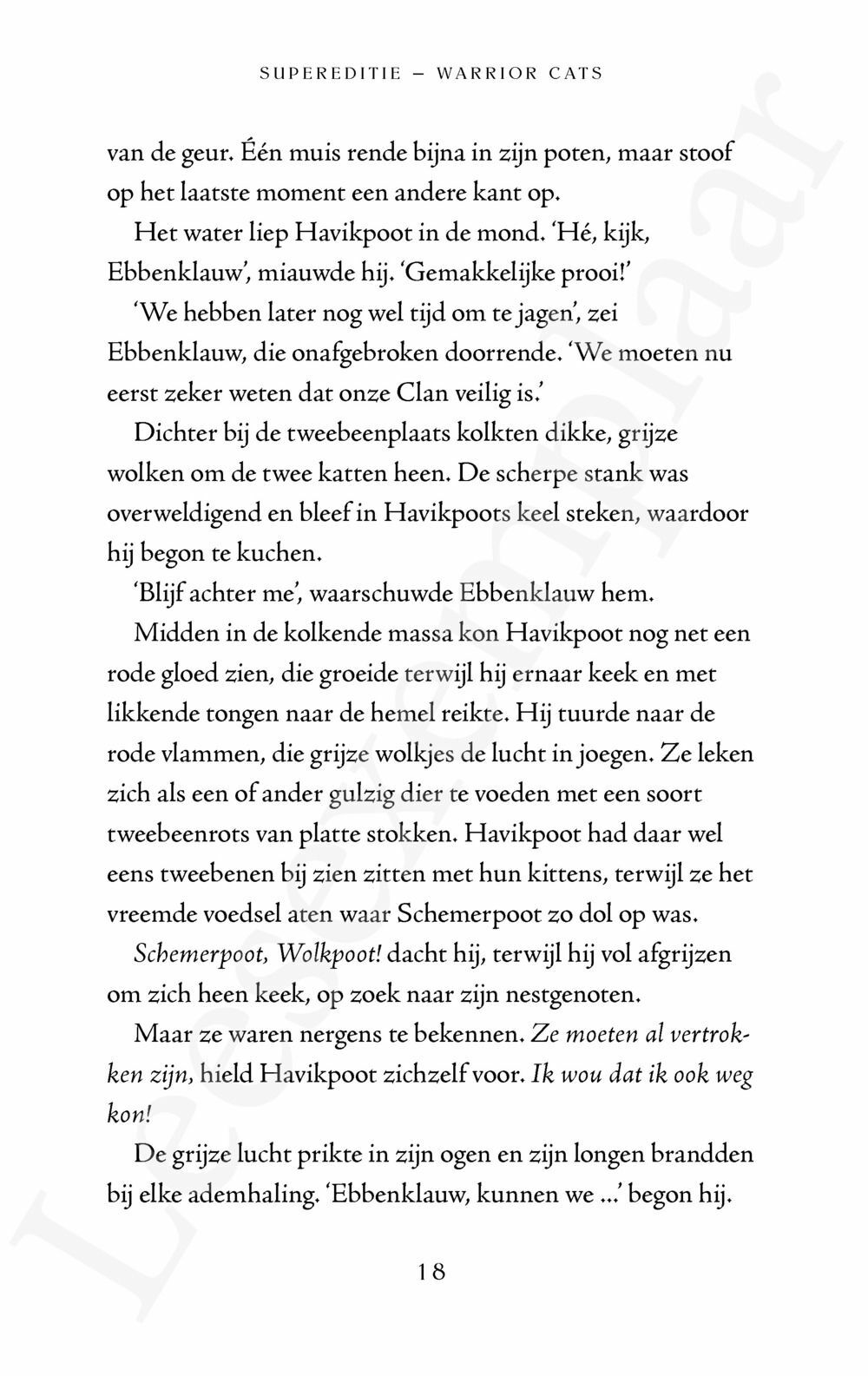 Preview: Warrior Cats - Supereditie: Havikvleugels reis