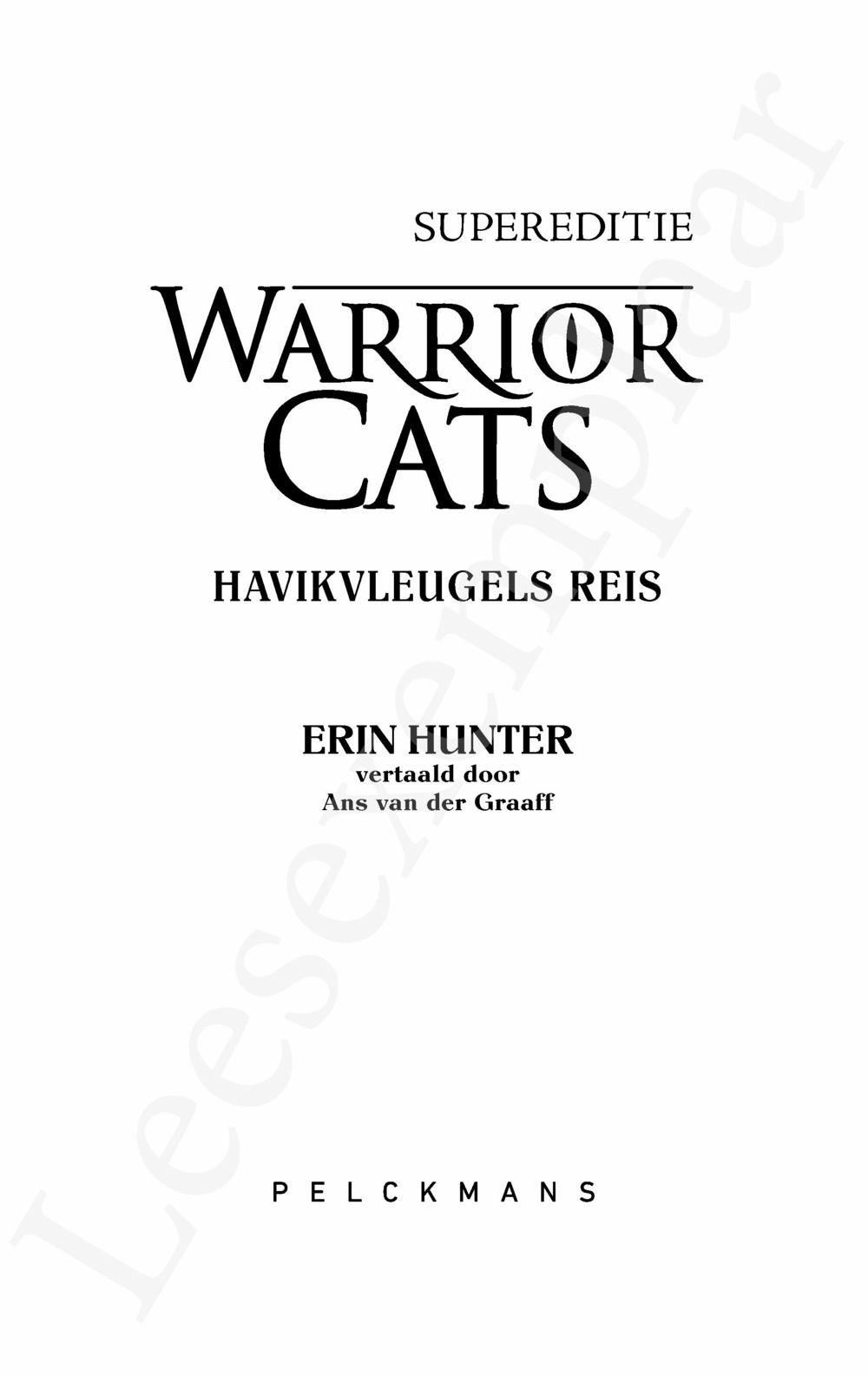 Preview: Warrior Cats - Supereditie: Havikvleugels reis