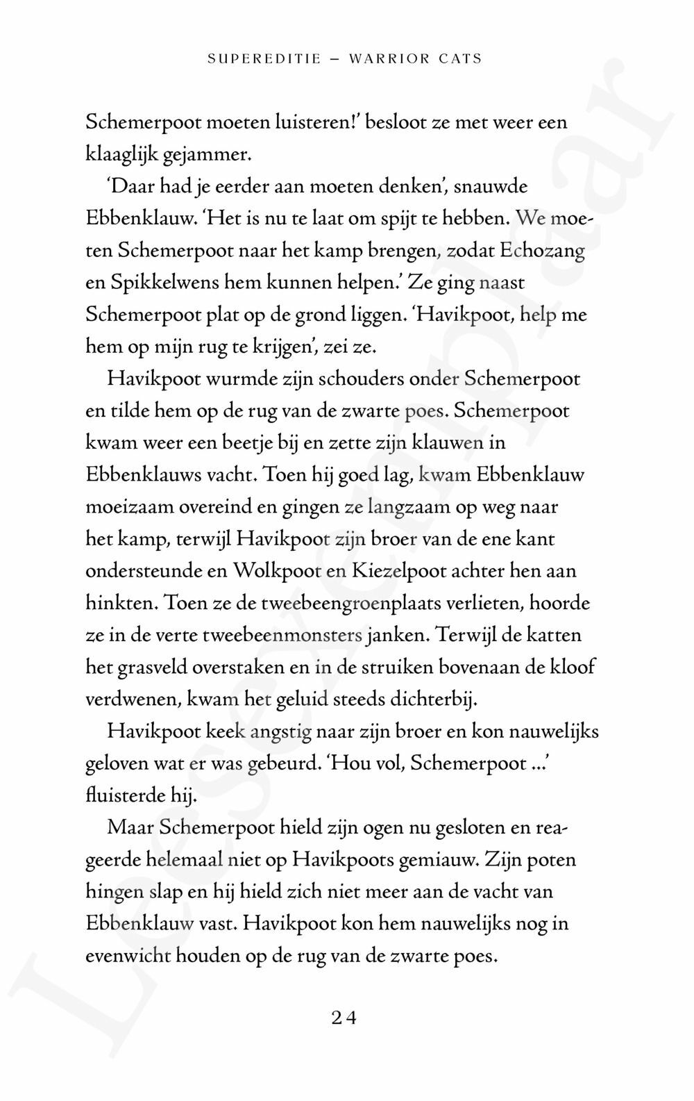 Preview: Warrior Cats - Supereditie: Havikvleugels reis