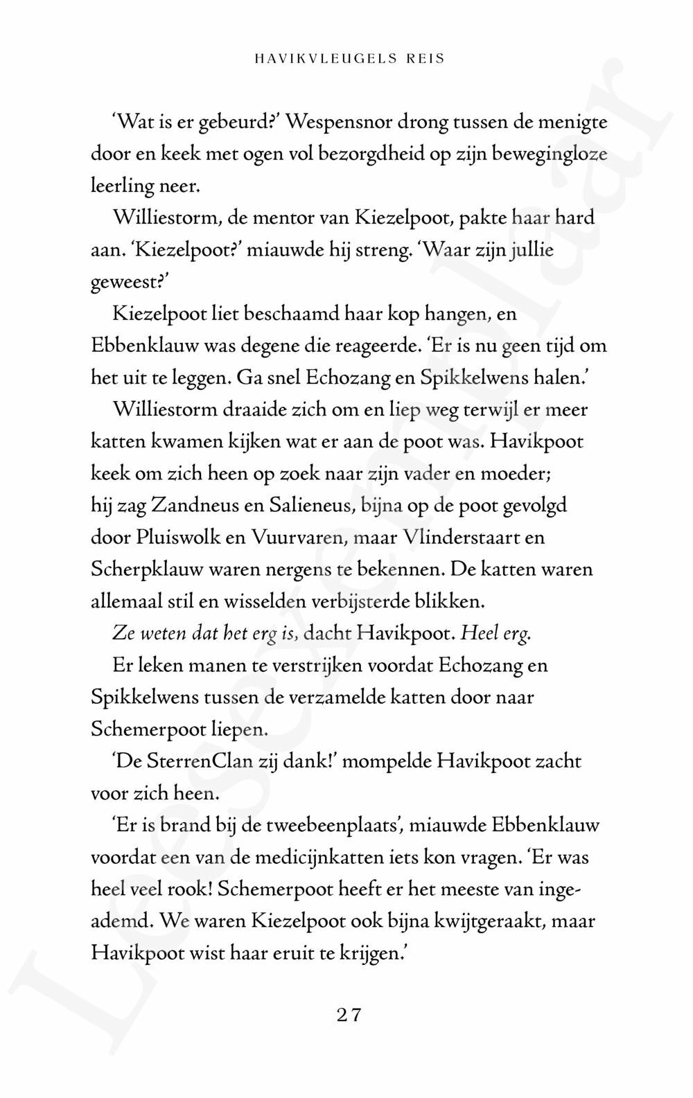 Preview: Warrior Cats - Supereditie: Havikvleugels reis