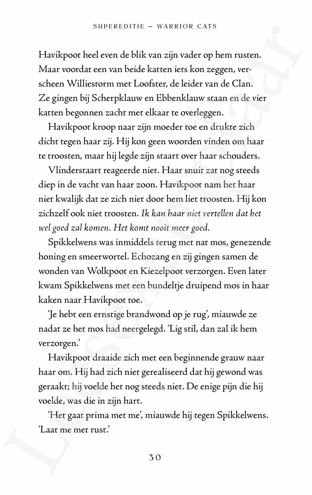 Preview: Warrior Cats - Supereditie: Havikvleugels reis