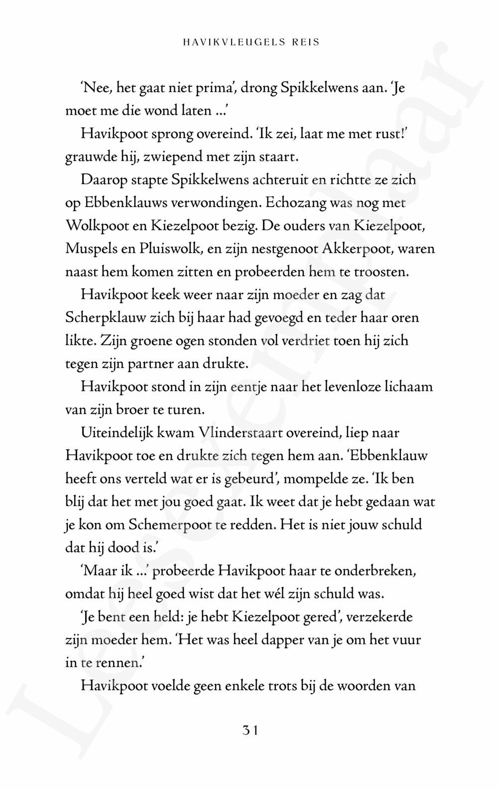 Preview: Warrior Cats - Supereditie: Havikvleugels reis