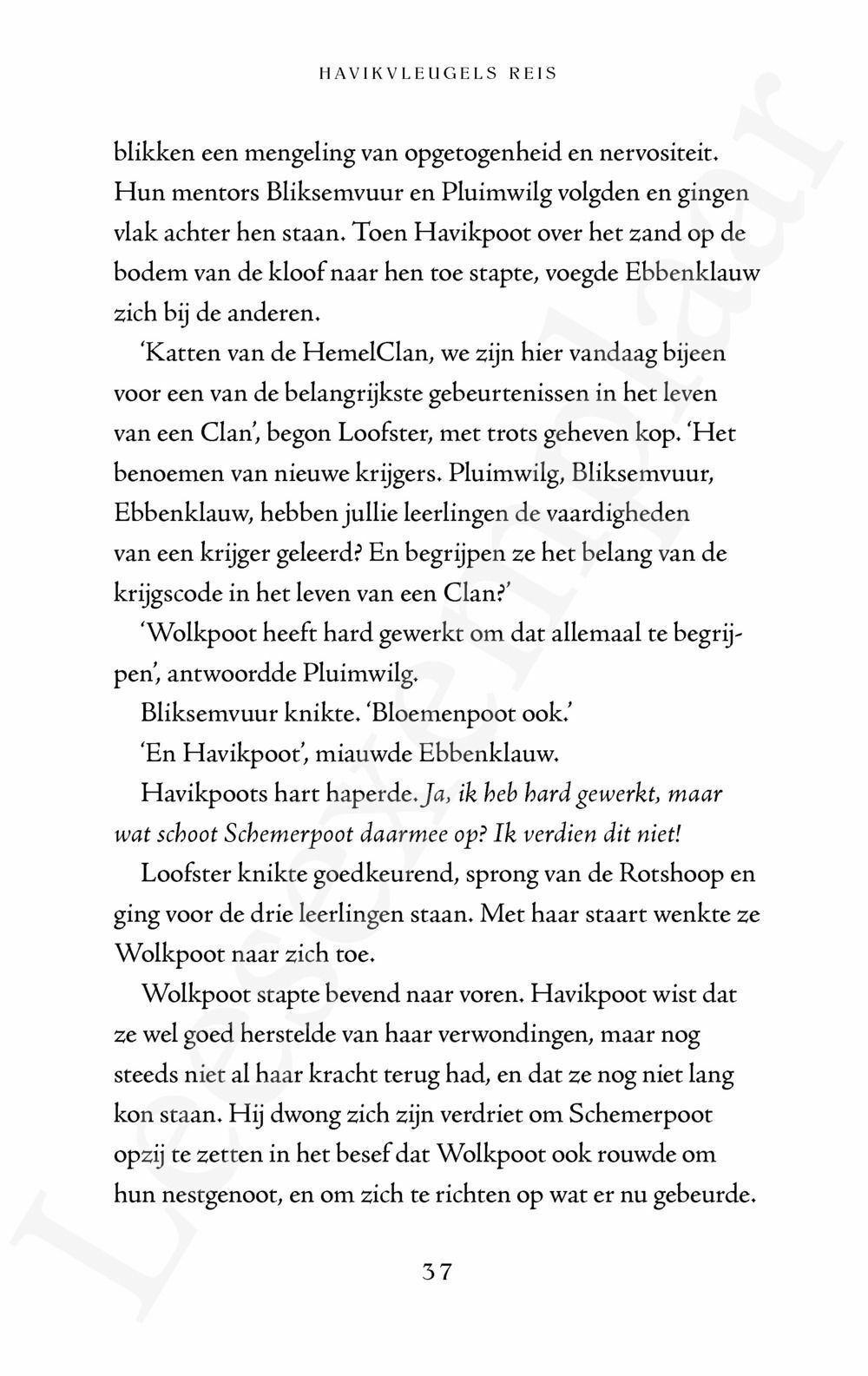 Preview: Warrior Cats - Supereditie: Havikvleugels reis