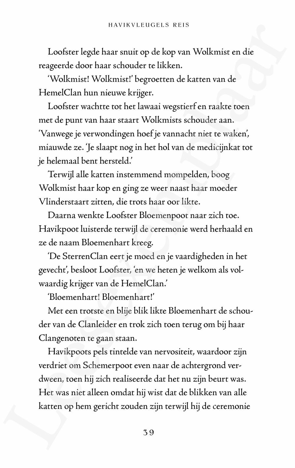Preview: Warrior Cats - Supereditie: Havikvleugels reis