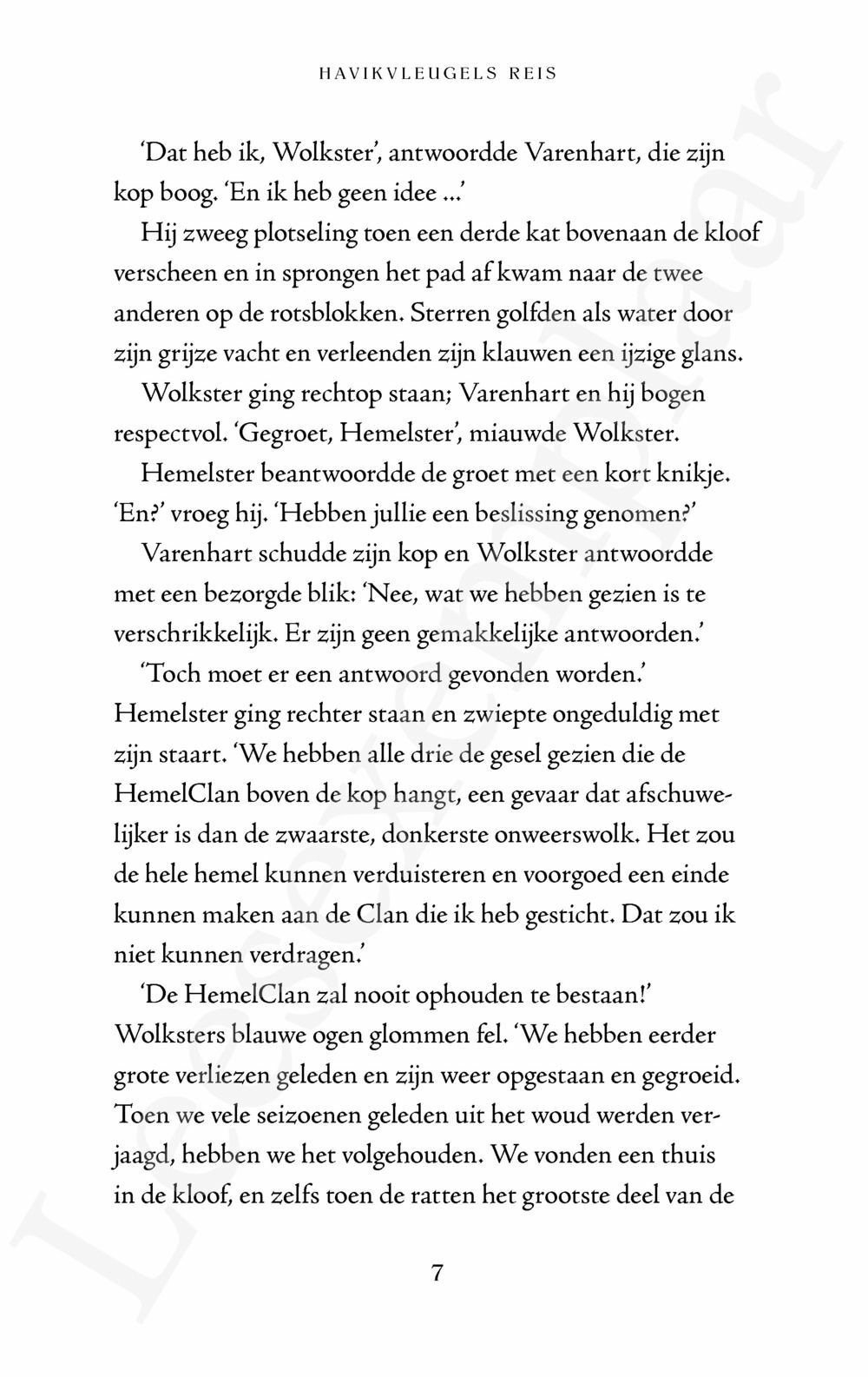 Preview: Warrior Cats - Supereditie: Havikvleugels reis