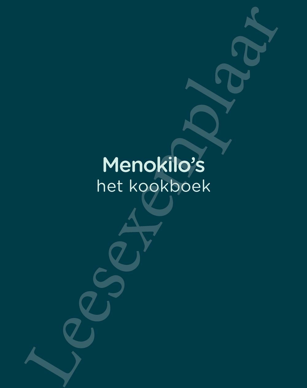 Preview: Menokilo's - Het kookboek