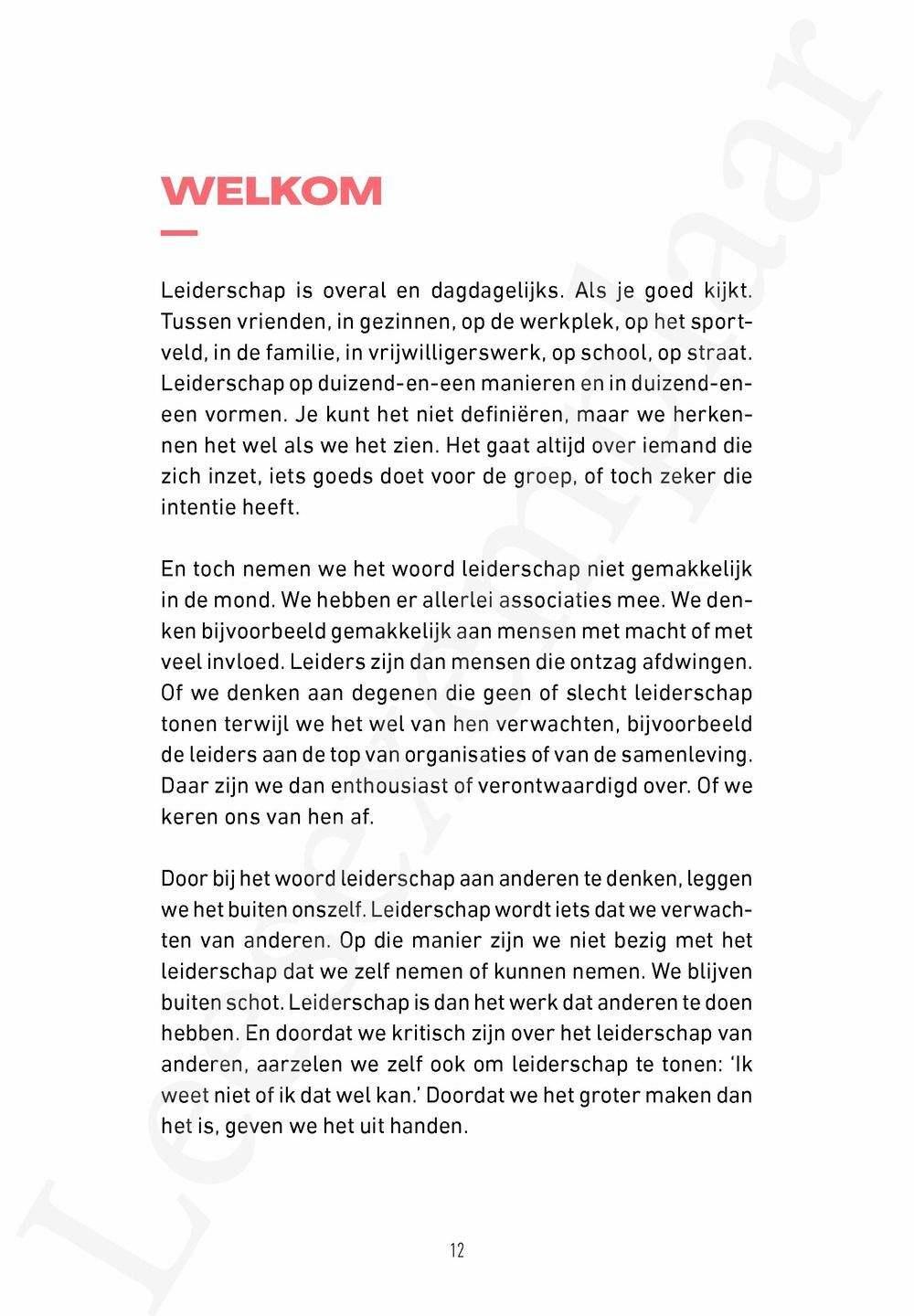 Preview: De leider. Dat zijn wij