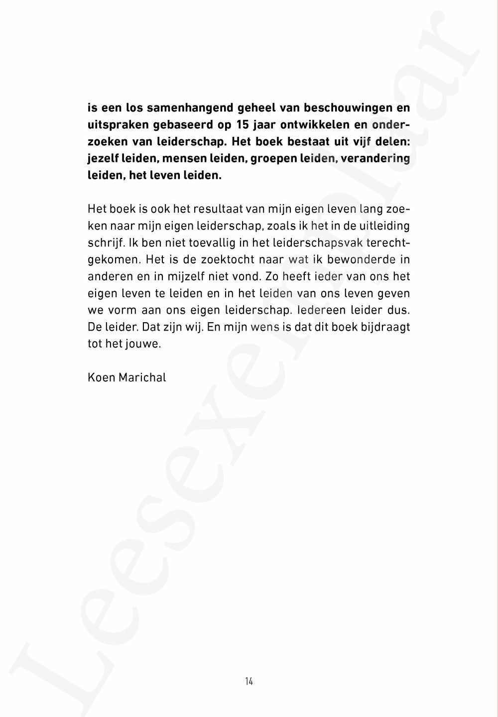 Preview: De leider. Dat zijn wij