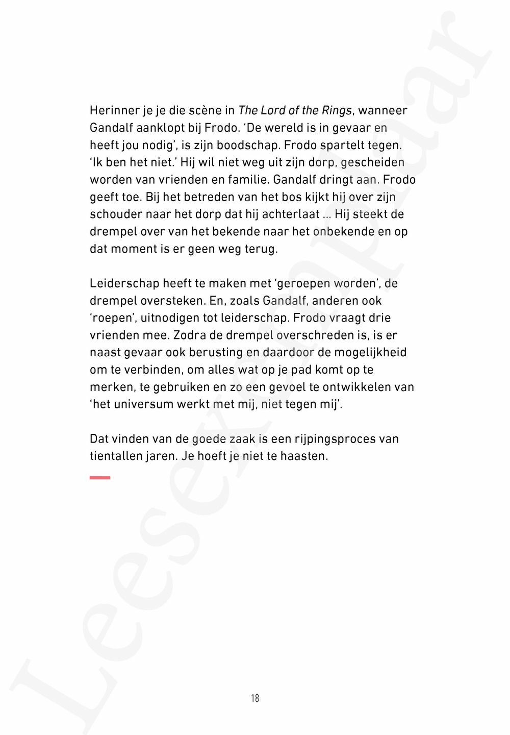 Preview: De leider. Dat zijn wij