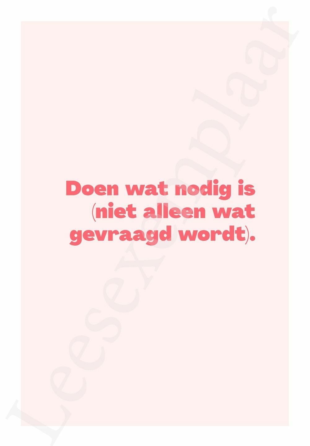 Preview: De leider. Dat zijn wij