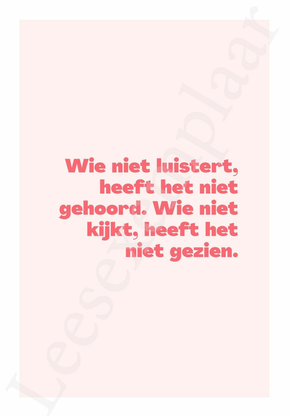 Preview: De leider. Dat zijn wij