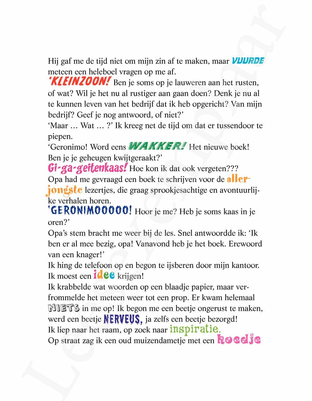 Preview: Geronimo's Sprookjesboek