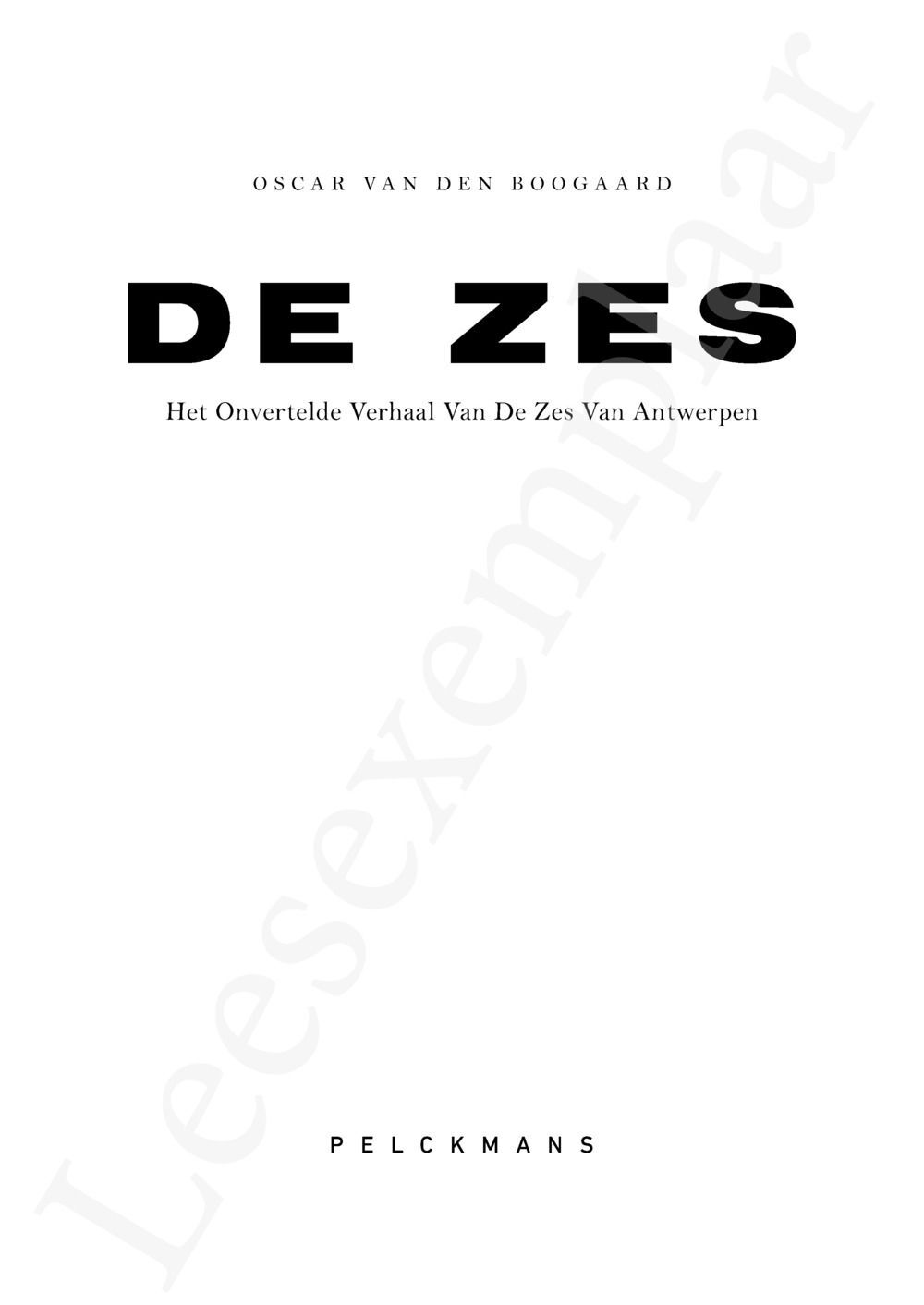 Preview: De Zes