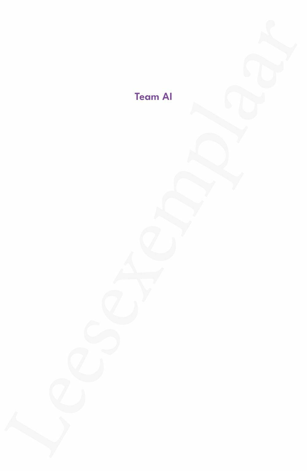 Preview: Team AI