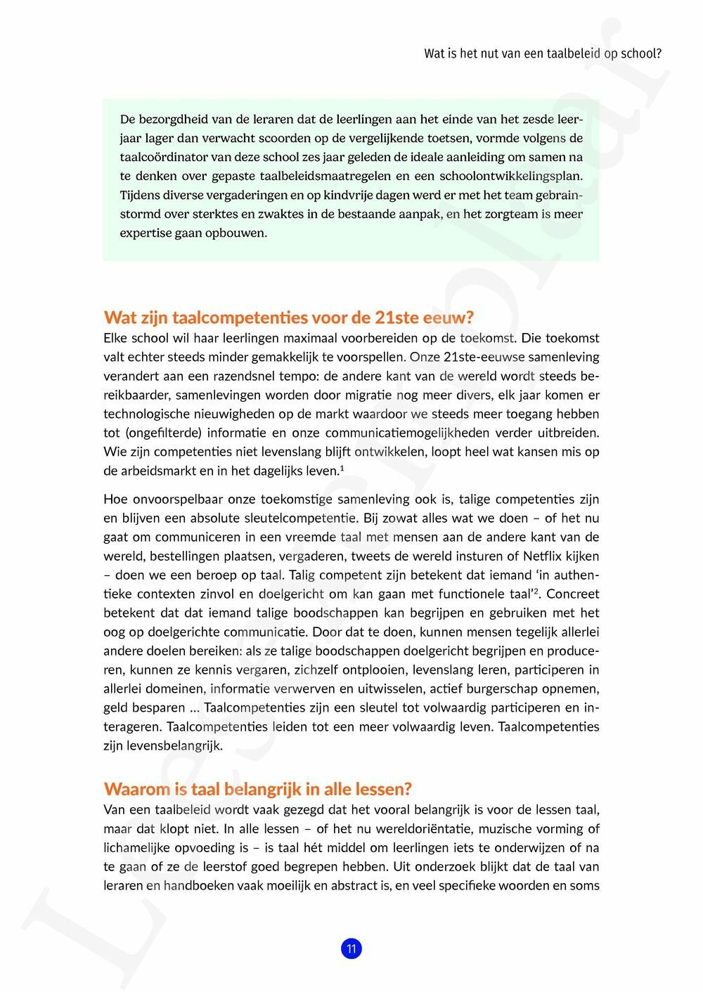 Preview: Taal in de basisschool