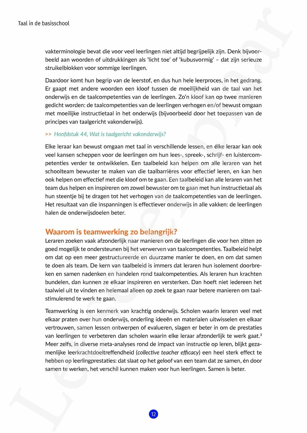 Preview: Taal in de basisschool