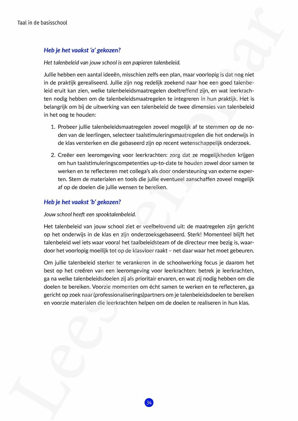 Preview: Taal in de basisschool