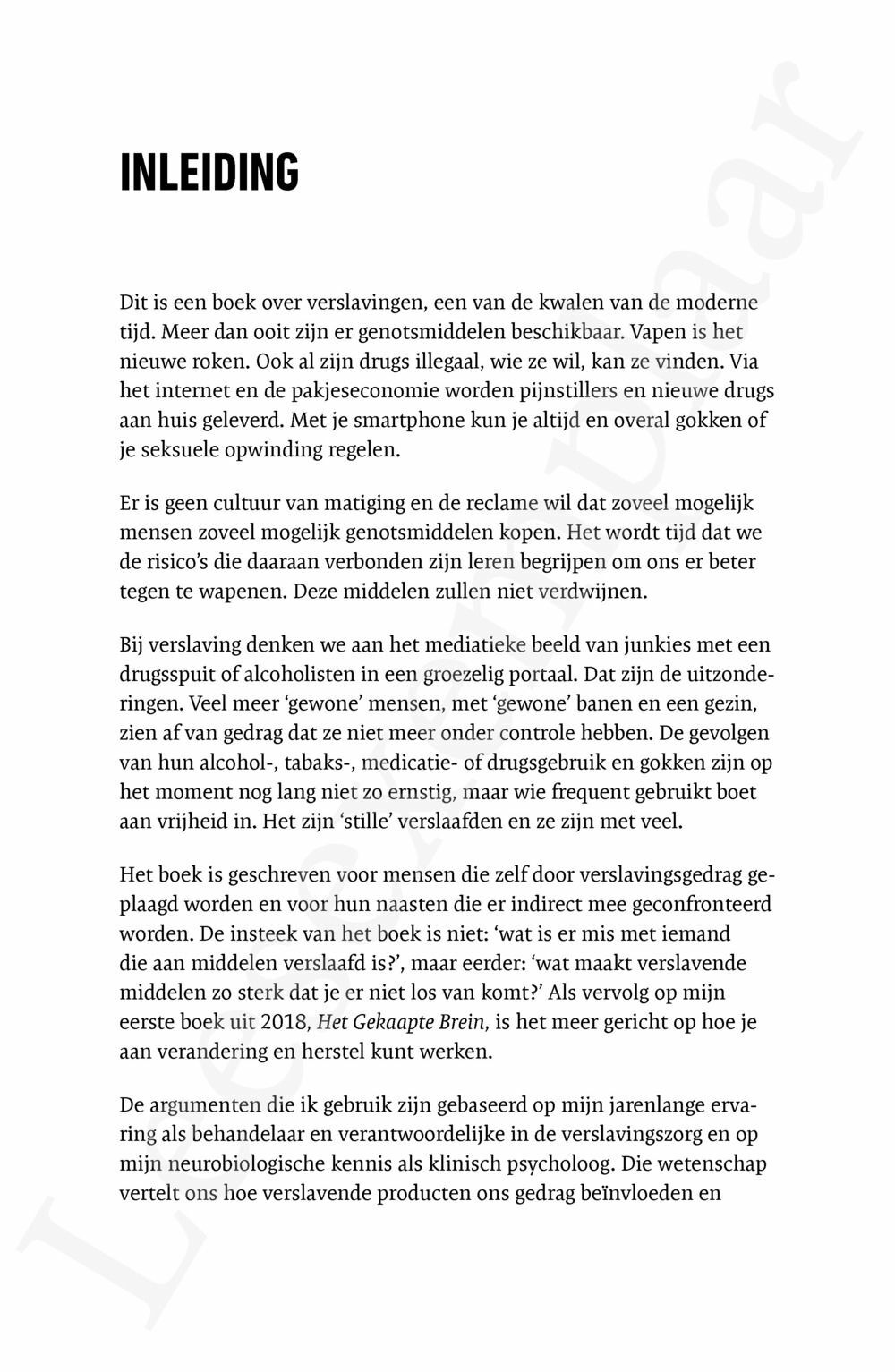 Preview: Dopamine, verlangen en verslaving