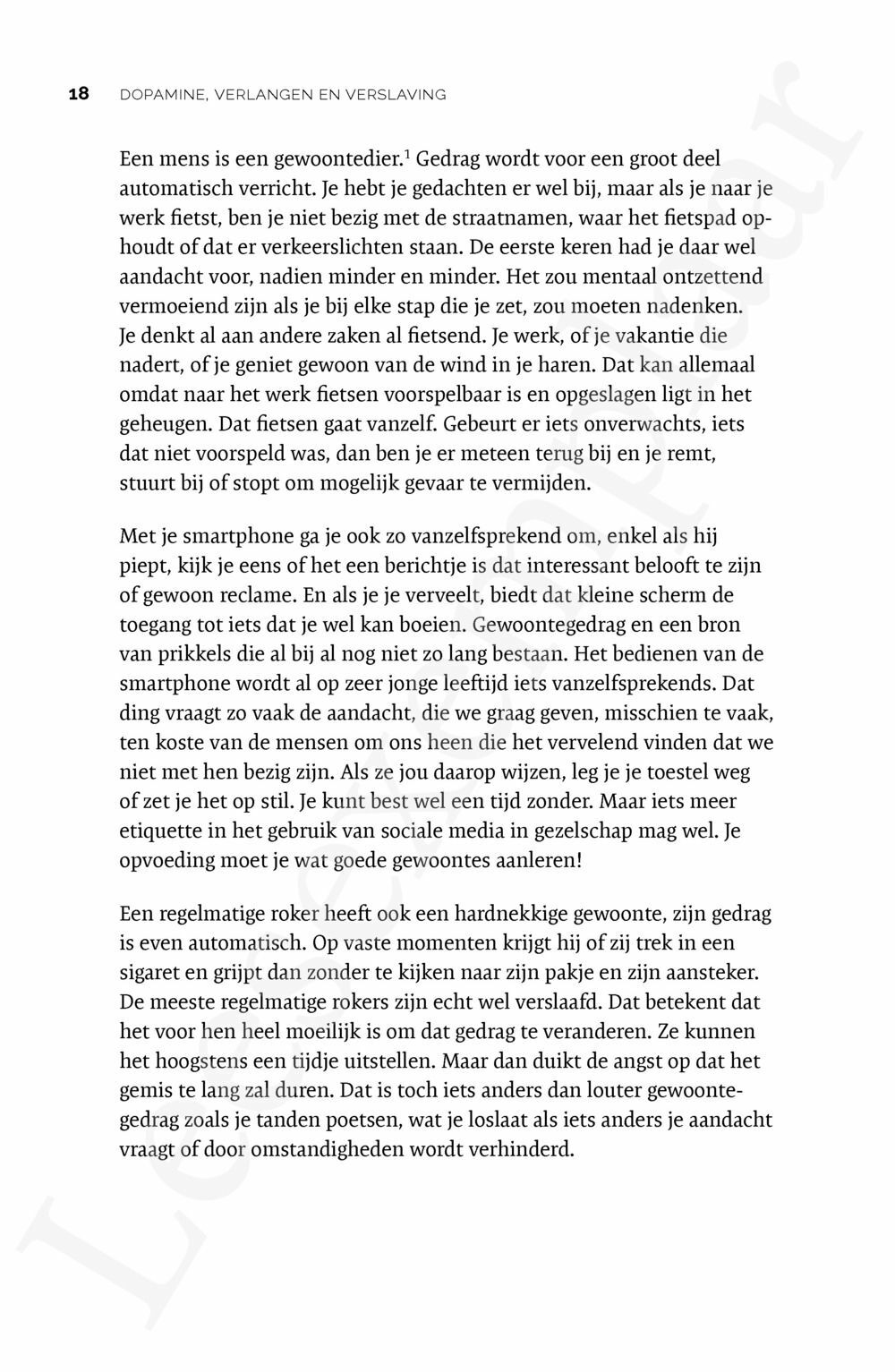 Preview: Dopamine, verlangen en verslaving