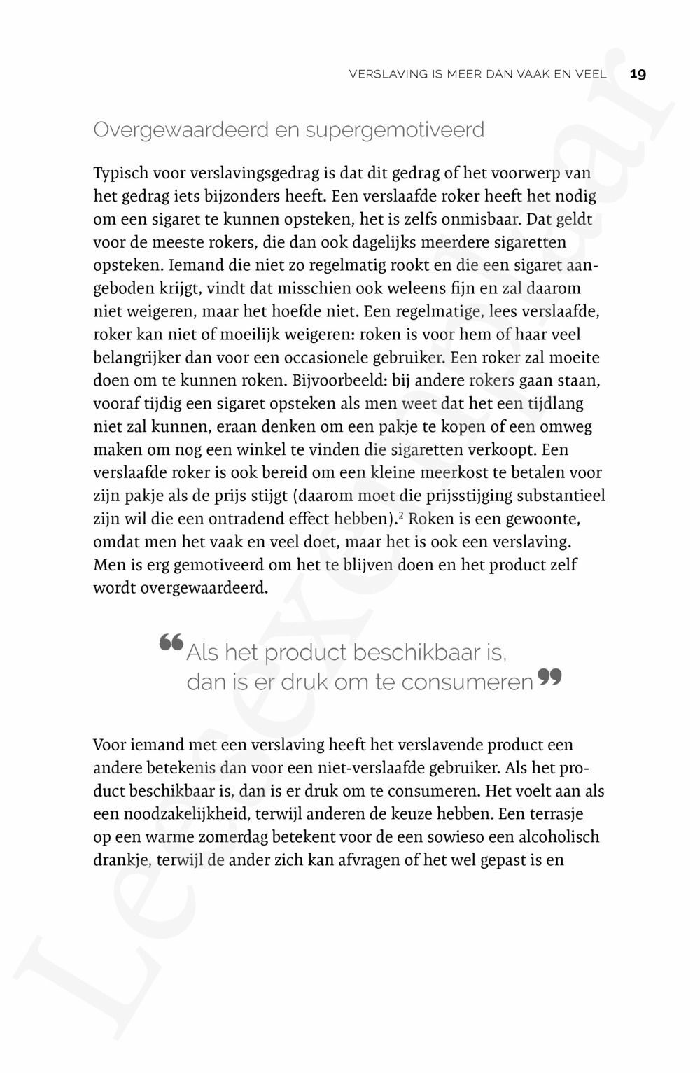 Preview: Dopamine, verlangen en verslaving