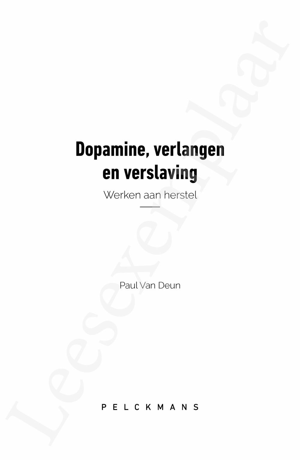 Preview: Dopamine, verlangen en verslaving