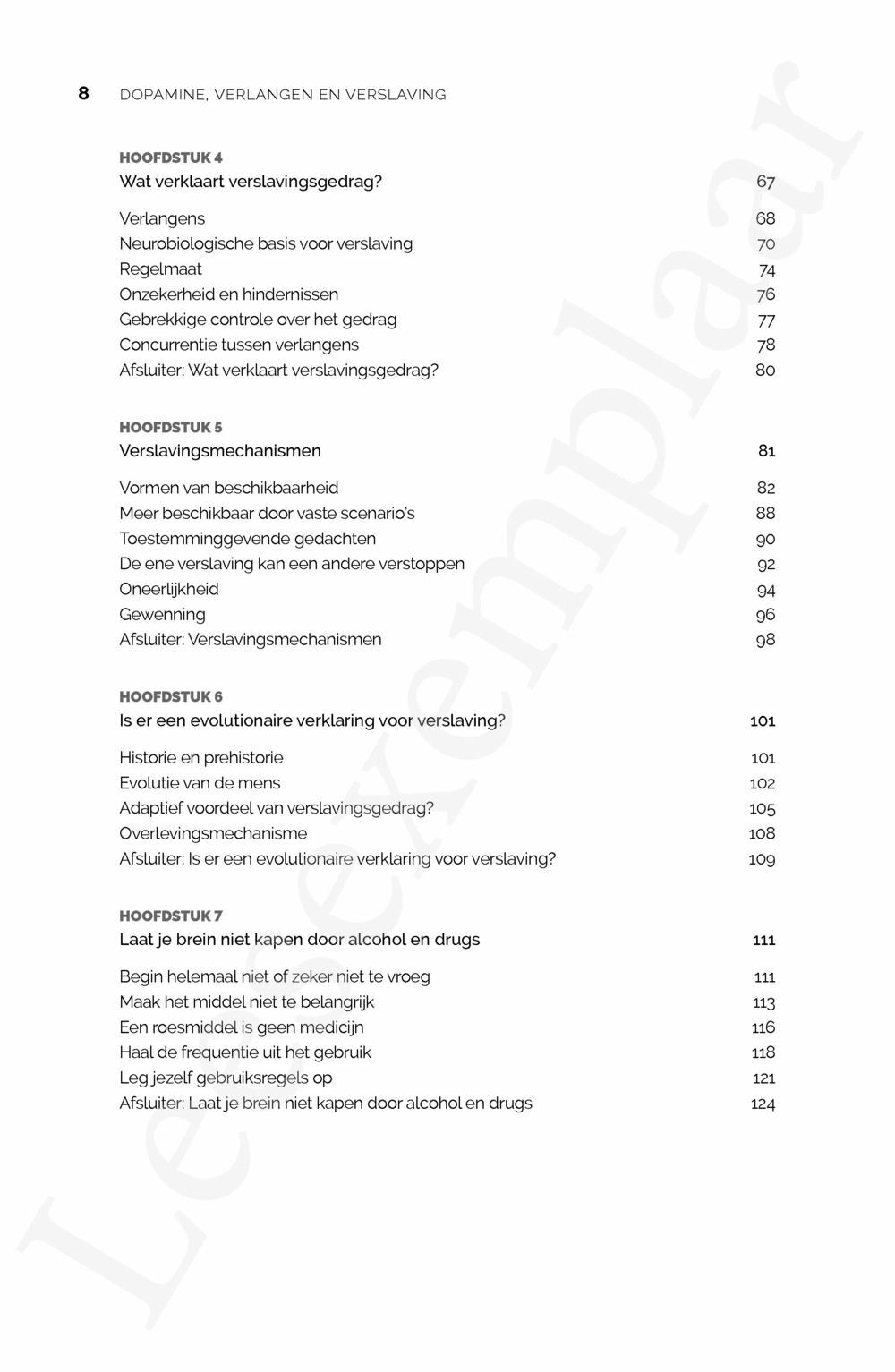 Preview: Dopamine, verlangen en verslaving