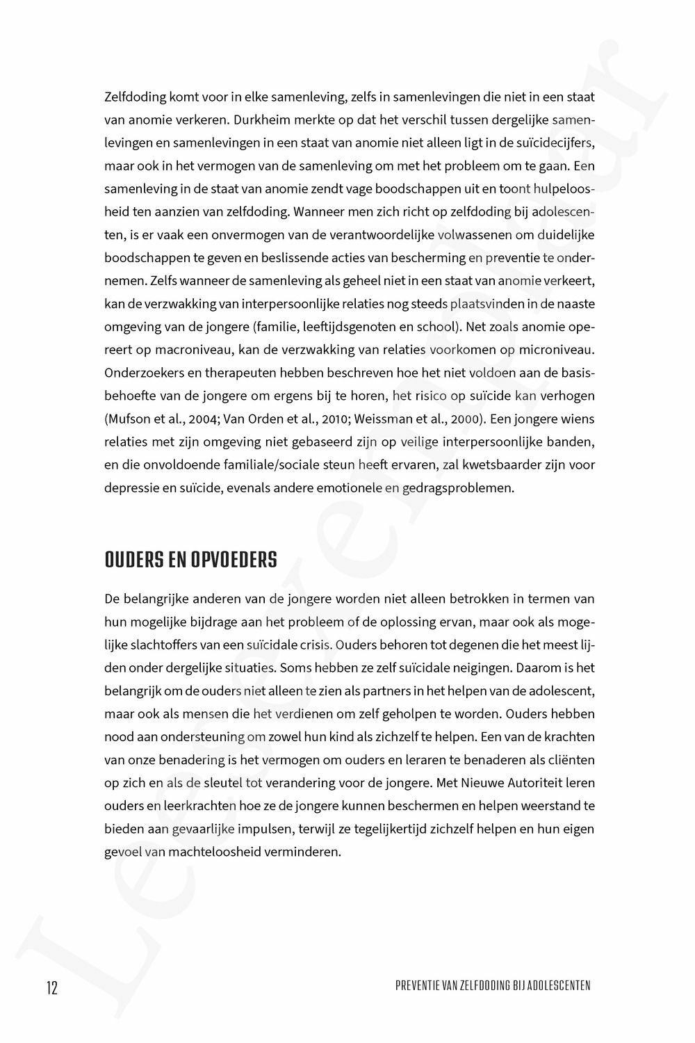 Preview: Preventie van zelfdoding bij adolescenten
